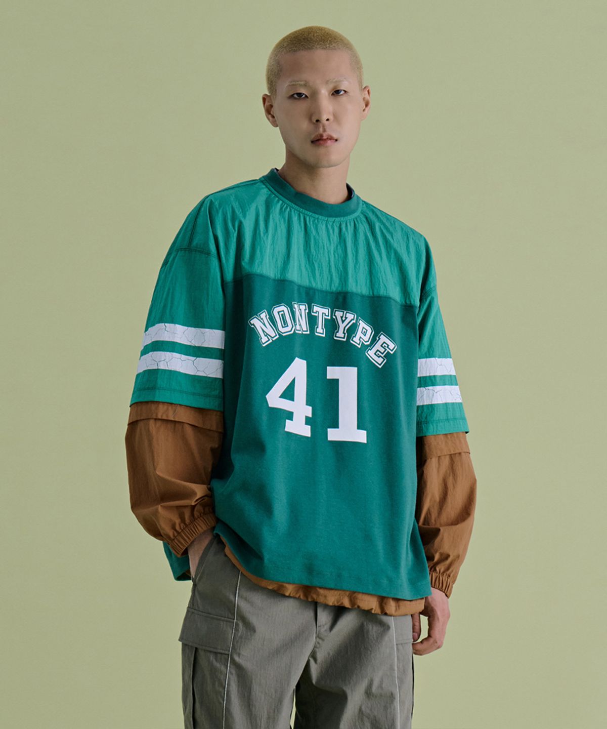 논타입(NONTYPE) TEAM UNIFORM T-SHIRT (GREEN)