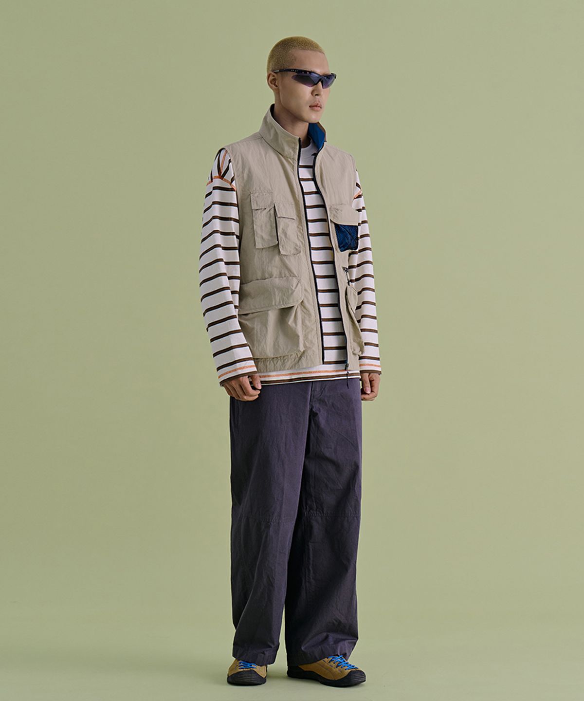 논타입(NONTYPE) FISHING MESH VEST (BEIGE)