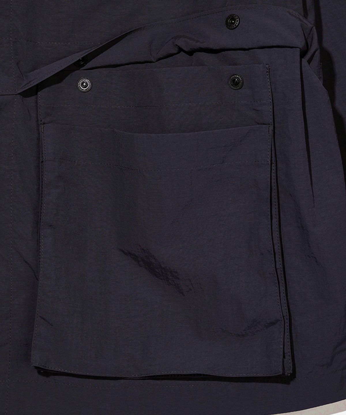 논타입(NONTYPE) PLACKET LAYERED COMFY JACKET (BLACK)