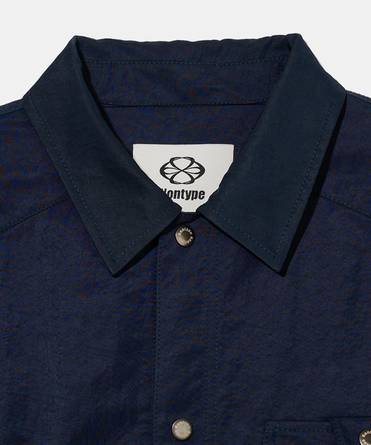 논타입(NONTYPE) NYLON TRUCKER JACKET (NAVY)