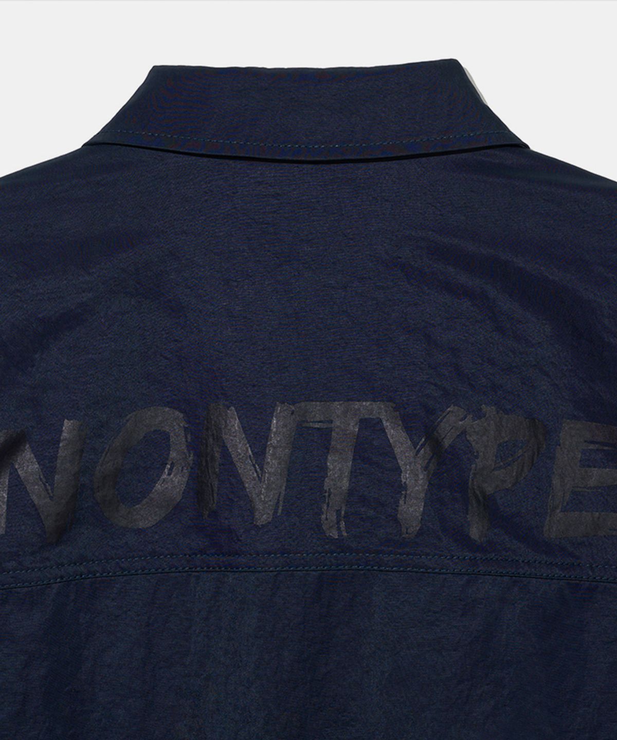 논타입(NONTYPE) NYLON TRUCKER JACKET (NAVY)