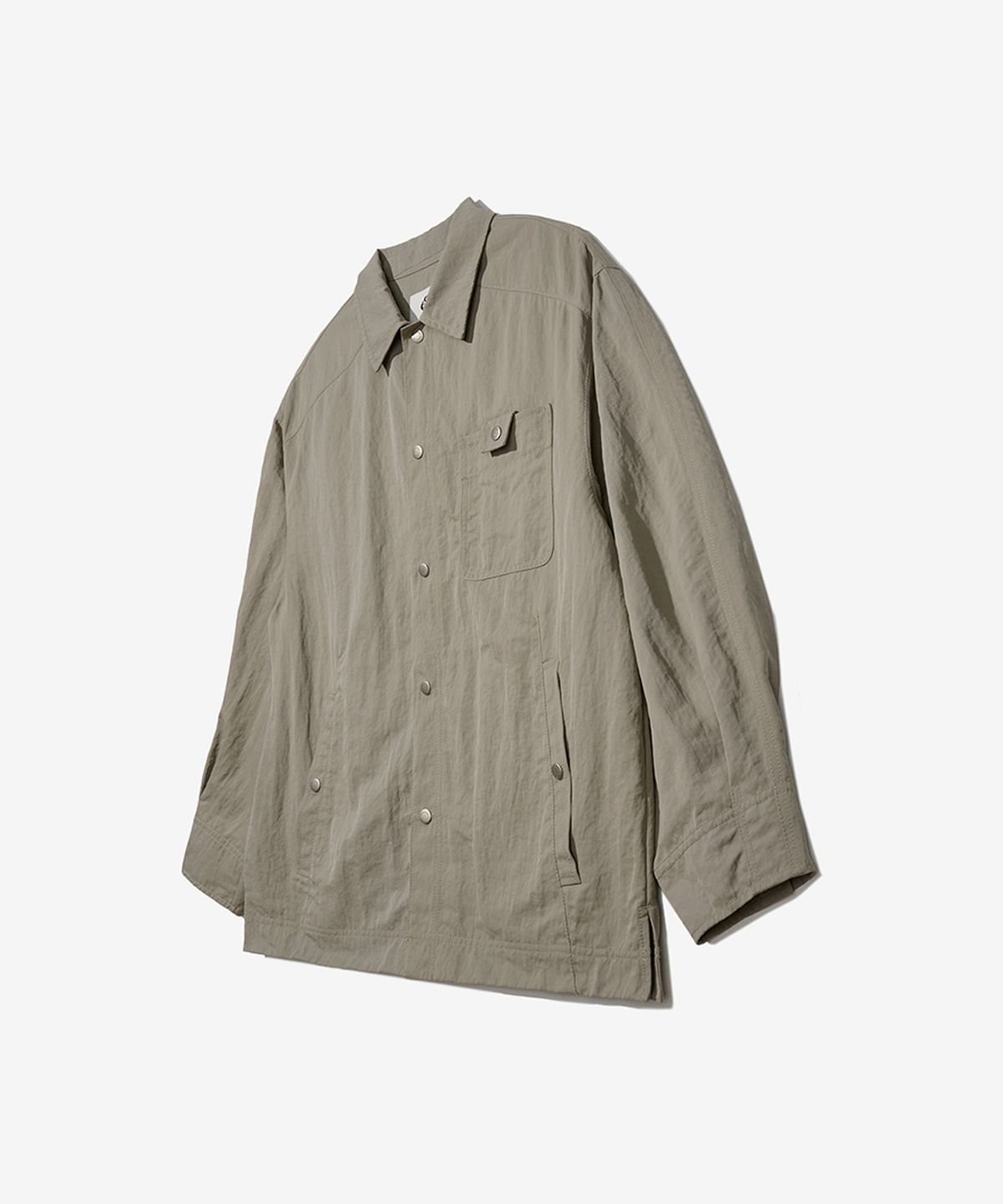 논타입(NONTYPE) NYLON TRUCKER JACKET (BEIGE)
