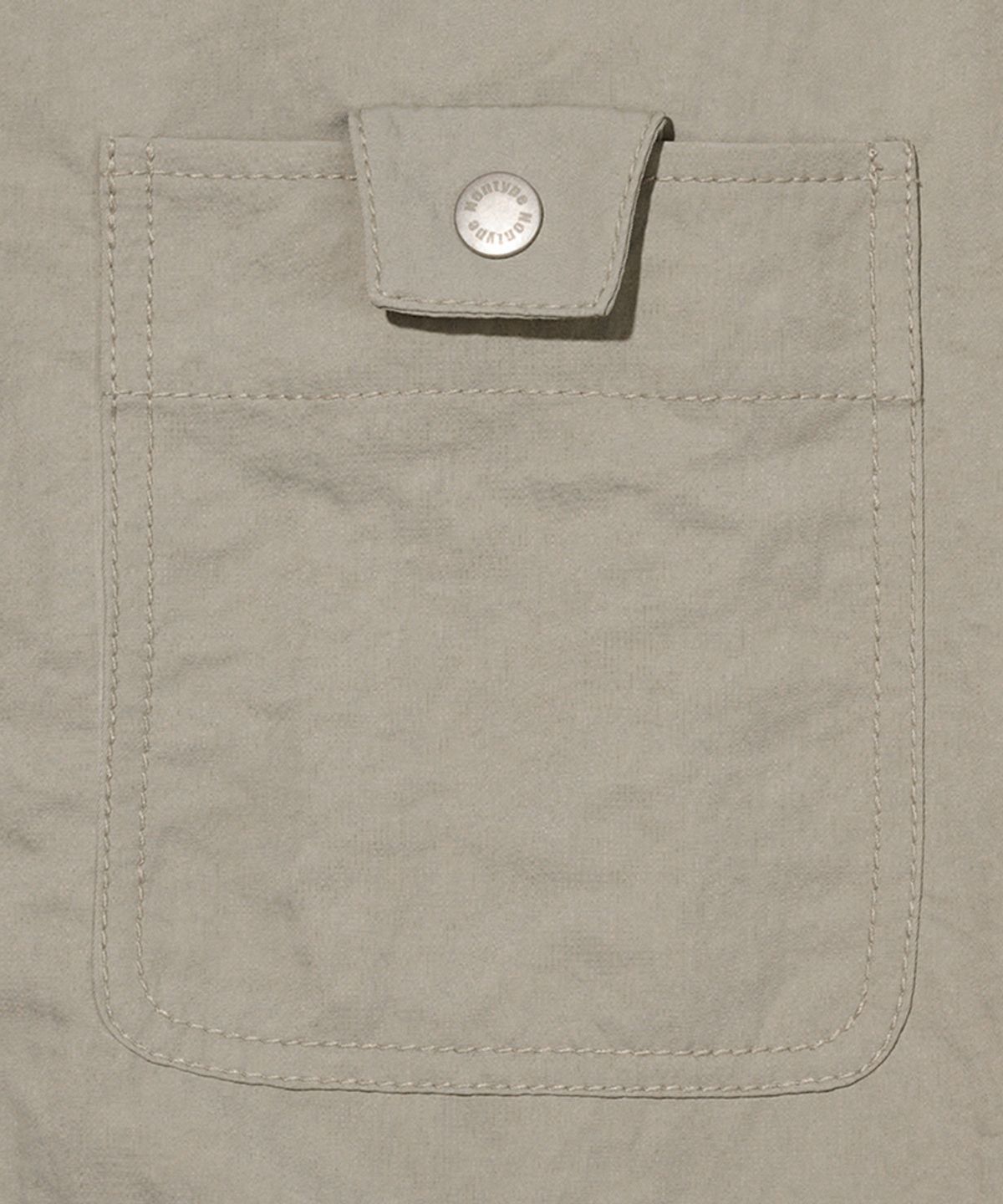 논타입(NONTYPE) NYLON TRUCKER JACKET (BEIGE)