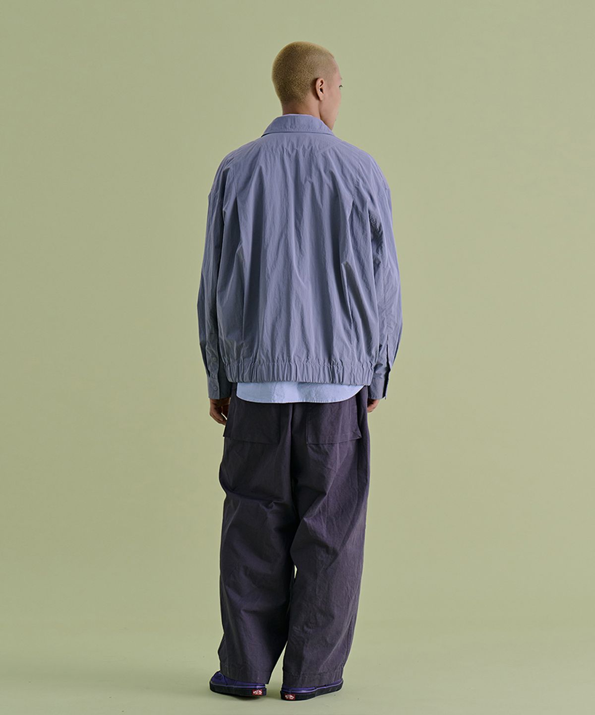 논타입(NONTYPE) PIPING PLACKET JUMPER (VIOLET)