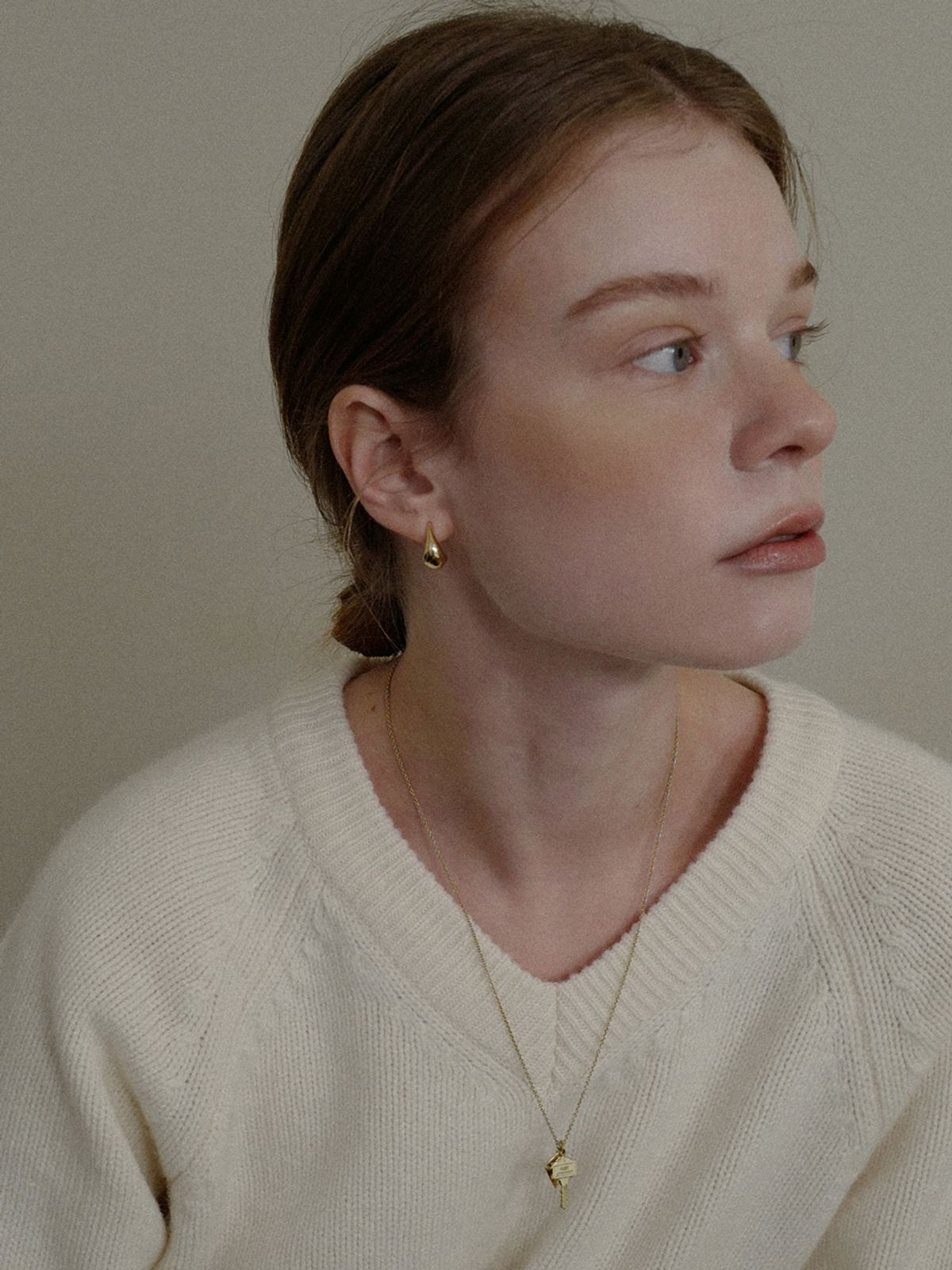 피오레(FIORE) crochet ring earring