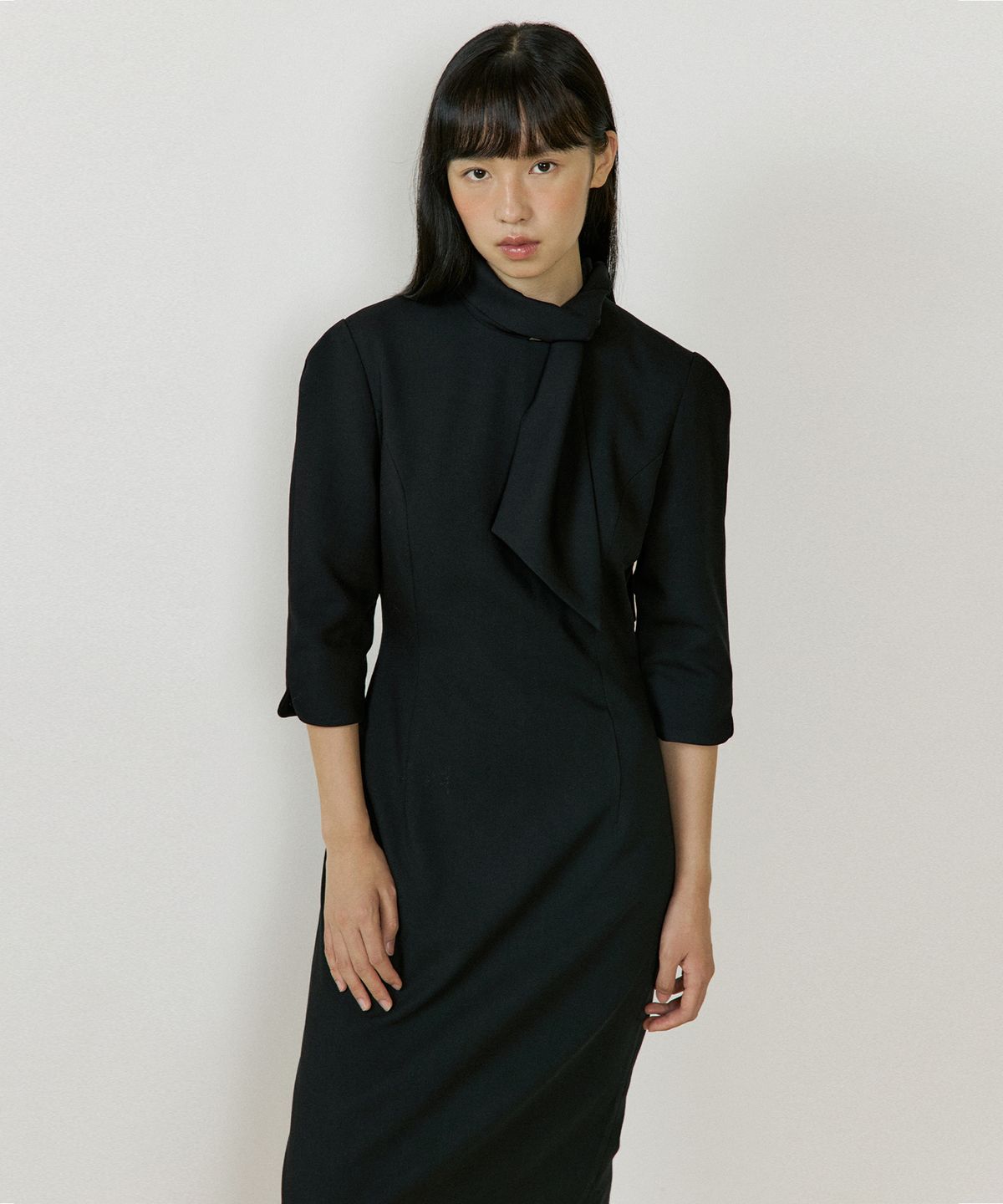 루시르주(LUCIR ZU) Muffler One-piece (black)