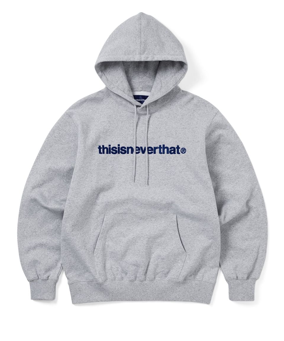 MUSINSA公式 | thisisneverthat (FW24) T-Logo Hoodie - Heather Grey