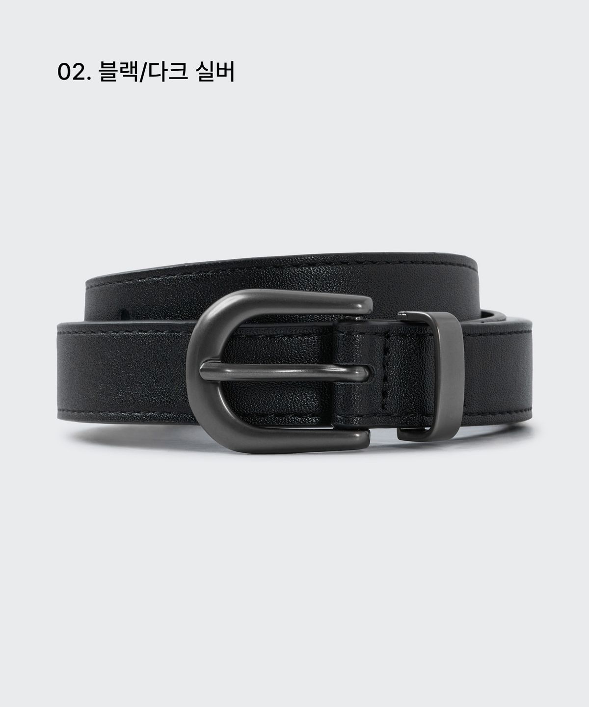 무신사 스탠다드 우먼(MUSINSA STANDARD WOMAN) 우먼즈 신세틱 레더 세미 웨스턴 슬림 벨트_20mm