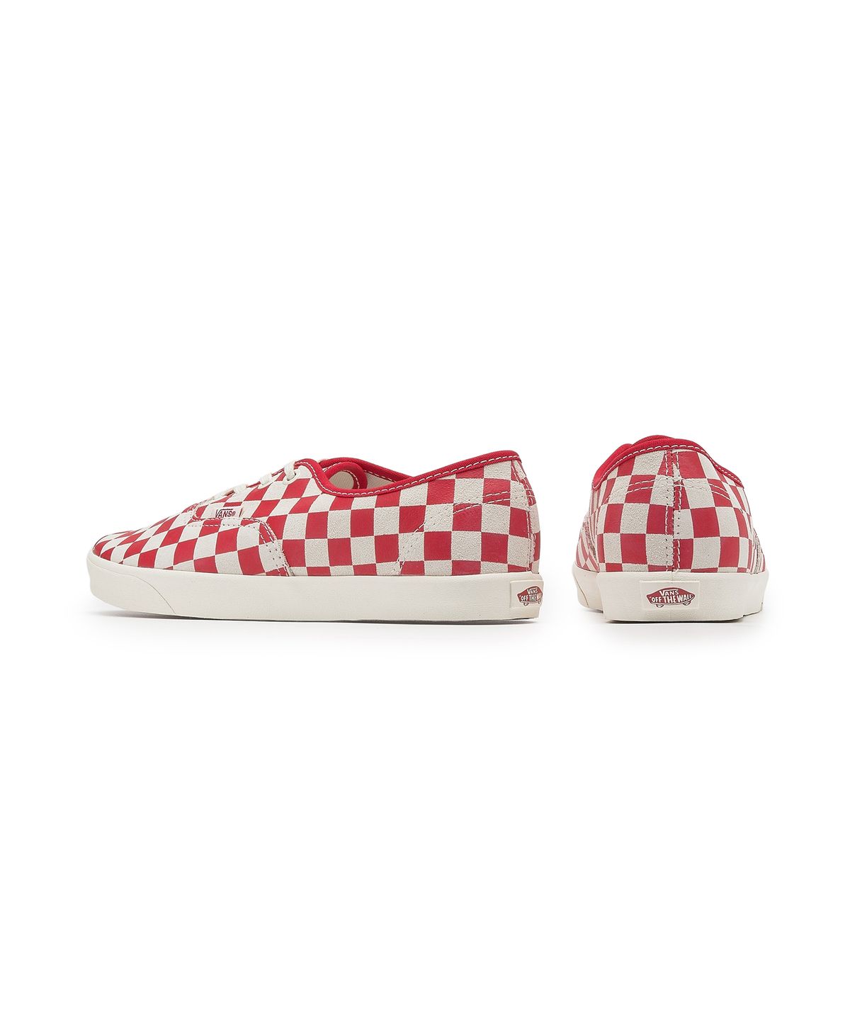 반스(VANS) 어센틱 로우프로 - (체커보드) 레드 / VN000D04RED1
