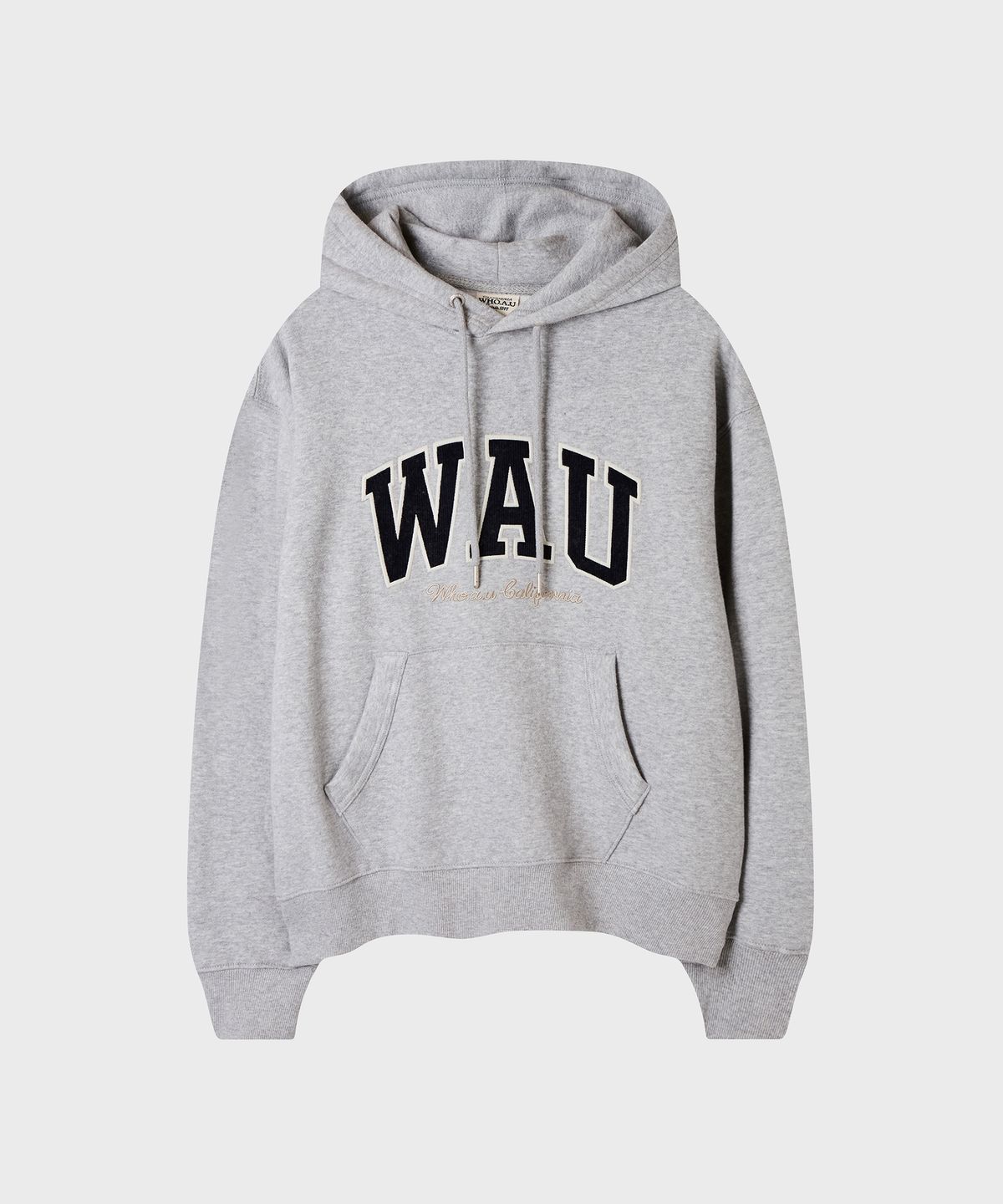 후아유(WHO.A.U) Corduroy Big Patch Hoodie(Brushed) / WHMHG4T11U
