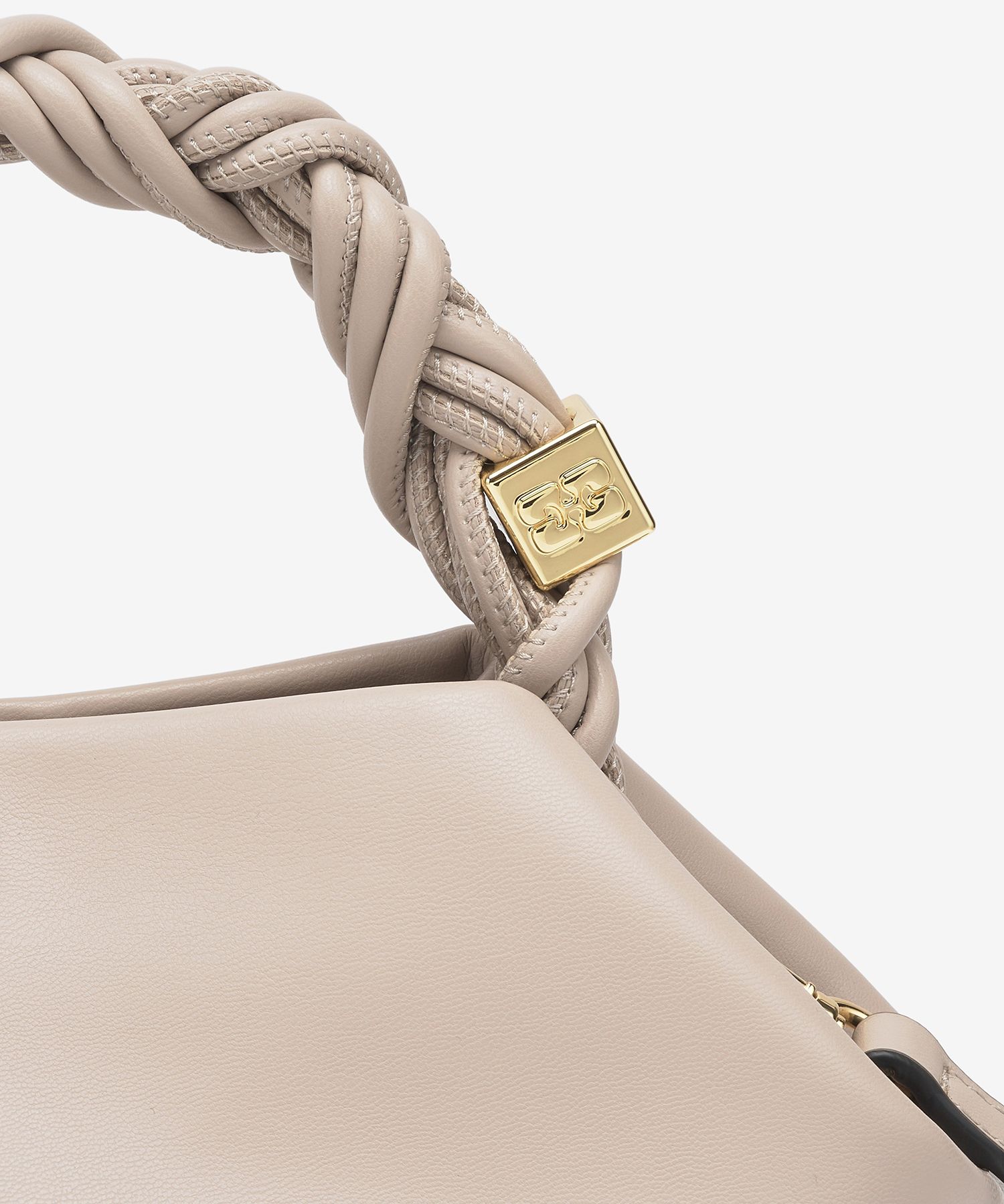 MUSINSA | GANNI Small Gani Bou Crossbody Bag - Oyster Grey