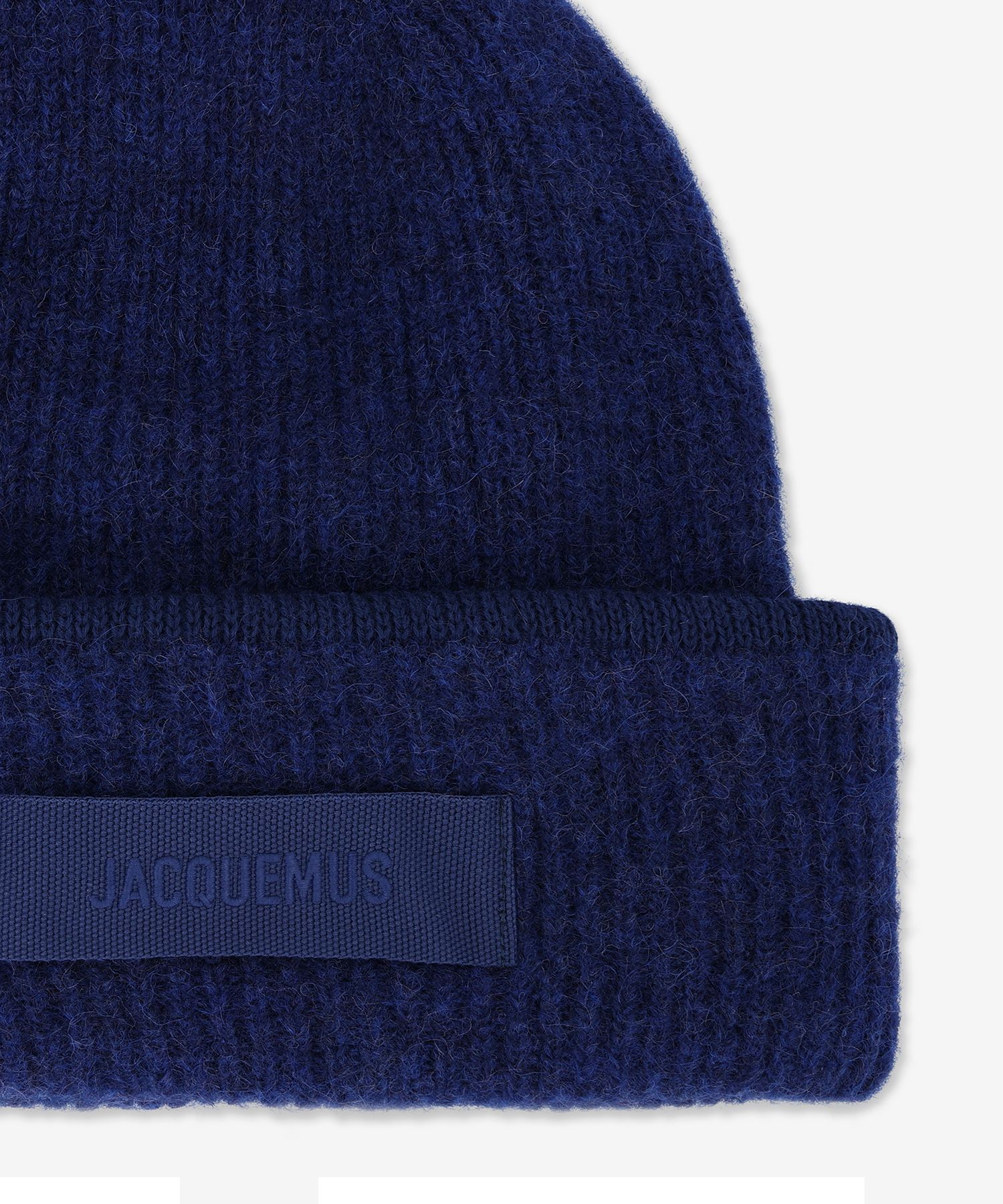 JACQUEMUS ビーニー MUSINSA公式 | JACQUEMUS Le Bonnet Grosgrain Beanie - Navy