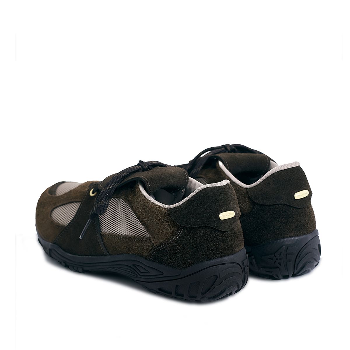 네거티브쓰리(NEGATIVETHREE) Asymmetry Sneakers_Khaki Brown