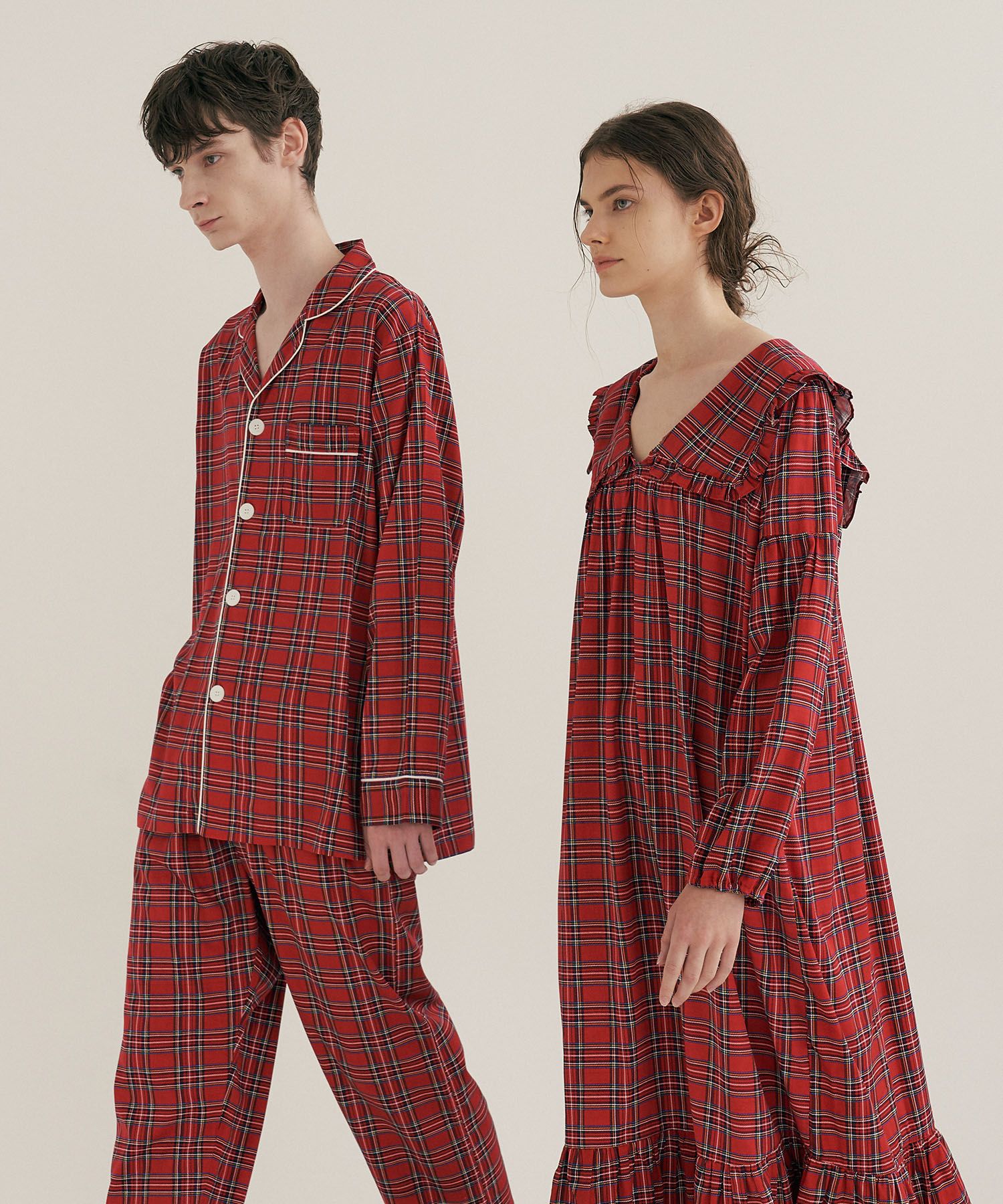 MUSINSA公式 | JO'S LOUNGE [MODAL] (couple) Seattle Pajama Set +