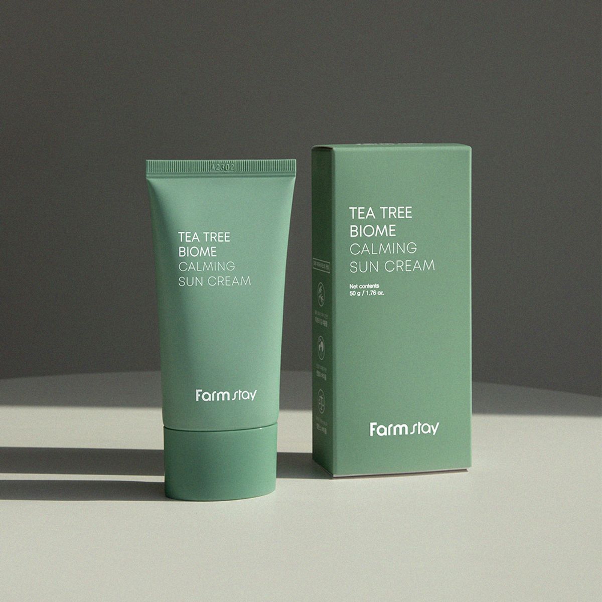 팜스테이(FARMSTAY) [SET] 티트리 바이옴 카밍 선크림 50g x 2개 (+트래블키트 4종)