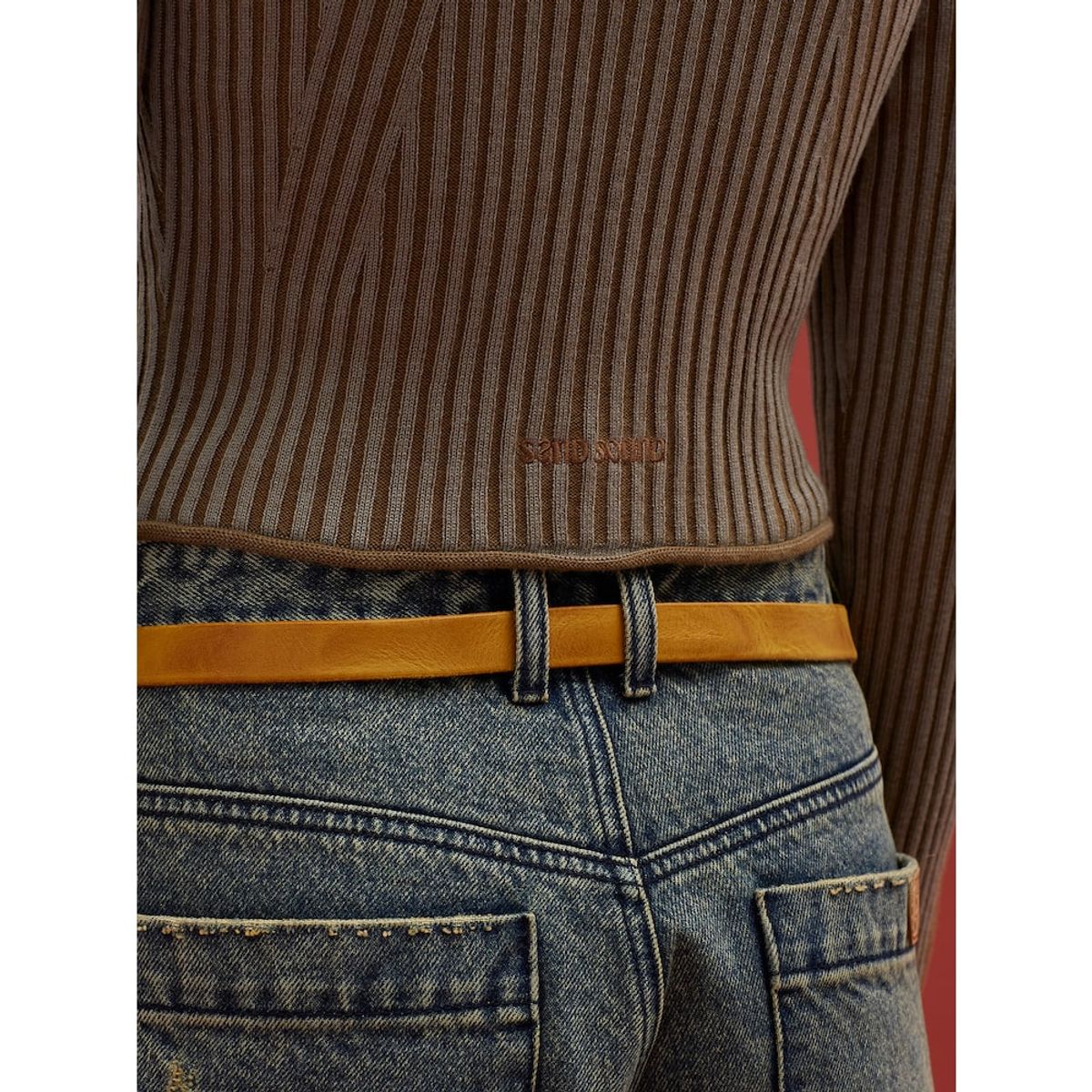 샌드 사운드(SAND SOUND) Boat Neck Crop ZipUp Cardigan  Beige