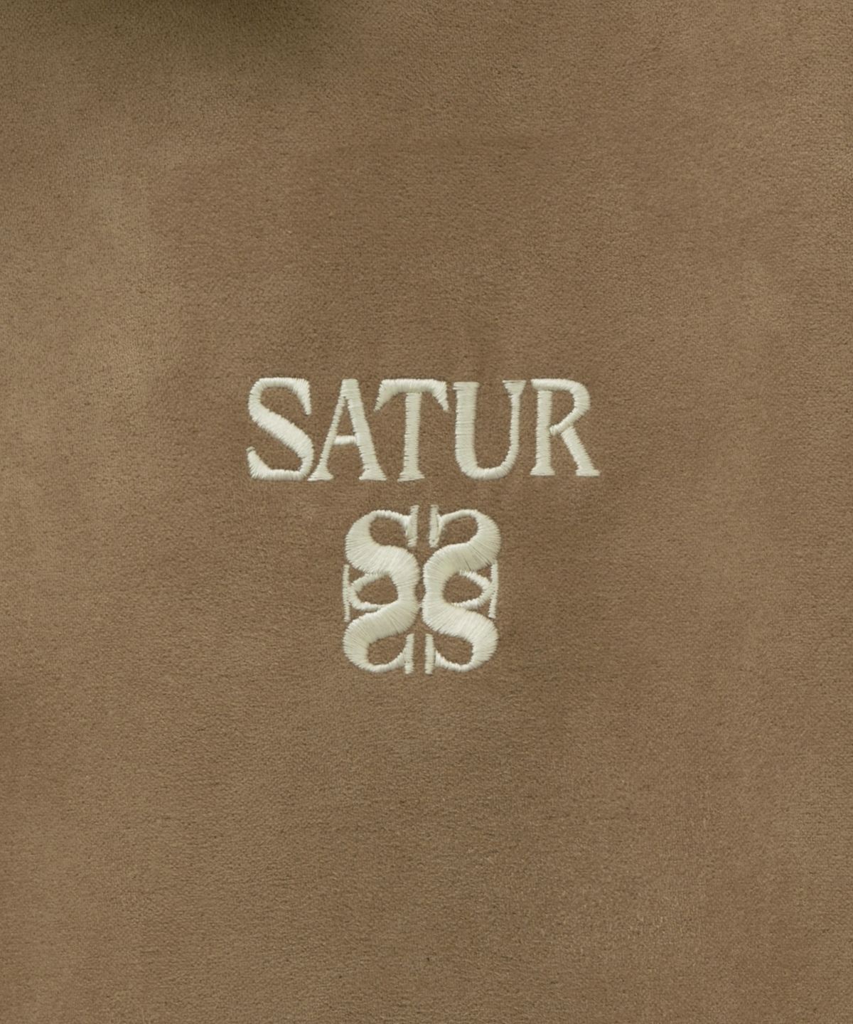 세터(SATUR) (W) 테오 폭스 스웨이드 숏 자켓 베이지