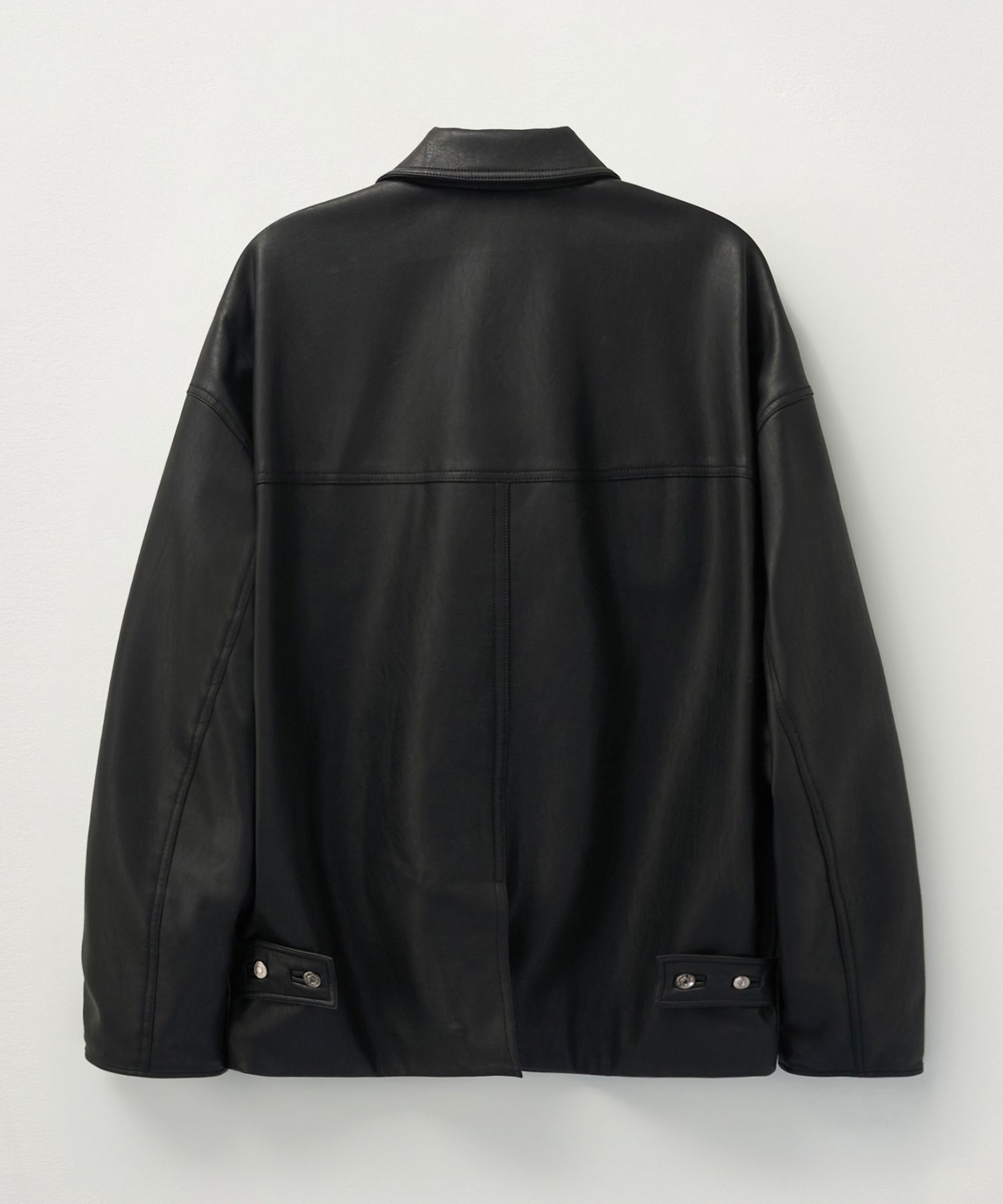 アウターその他 SATUR W loose fit open collar jacket black SA243WJK01BK MUSINSA | SATUR Loose fit open collar jacket black
