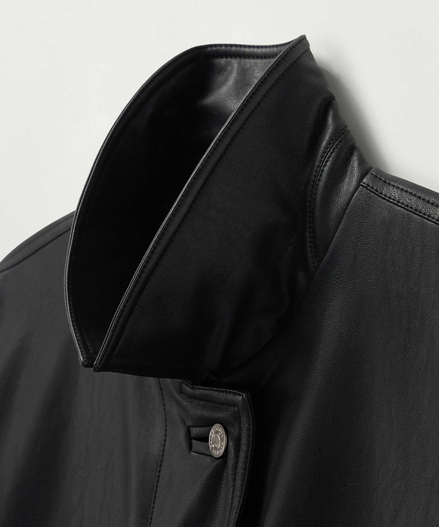 ◆SATUR◆ W loose fit open collar jacket black SA243WJK01BK MUSINSA | SATUR (W) Loose fit open collar jacket black