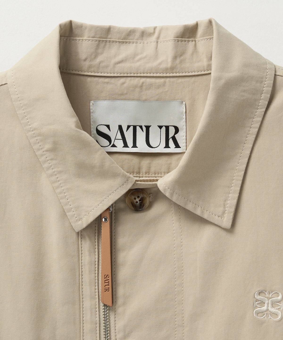 세터(SATUR) 코튼 워싱 자켓 베이지