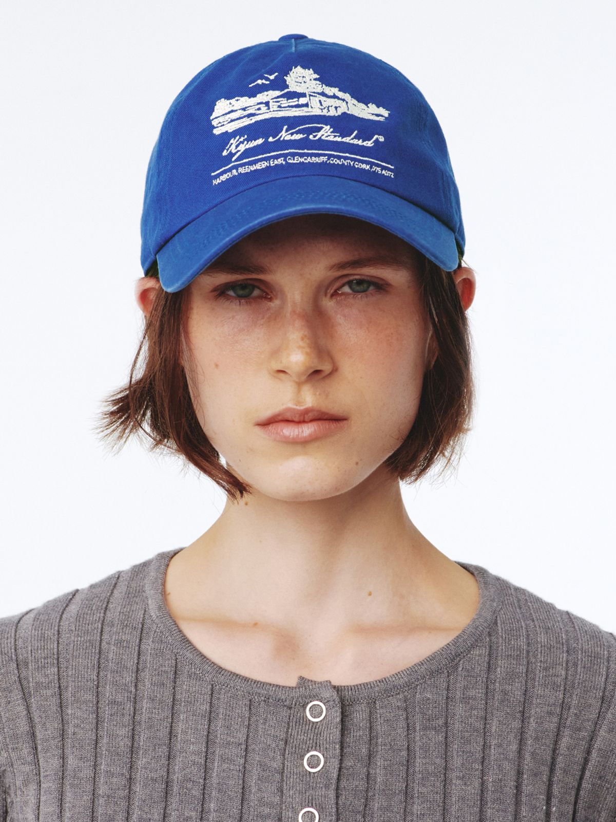 기준(KIJUN) Hotel Cap UNISEX Blue