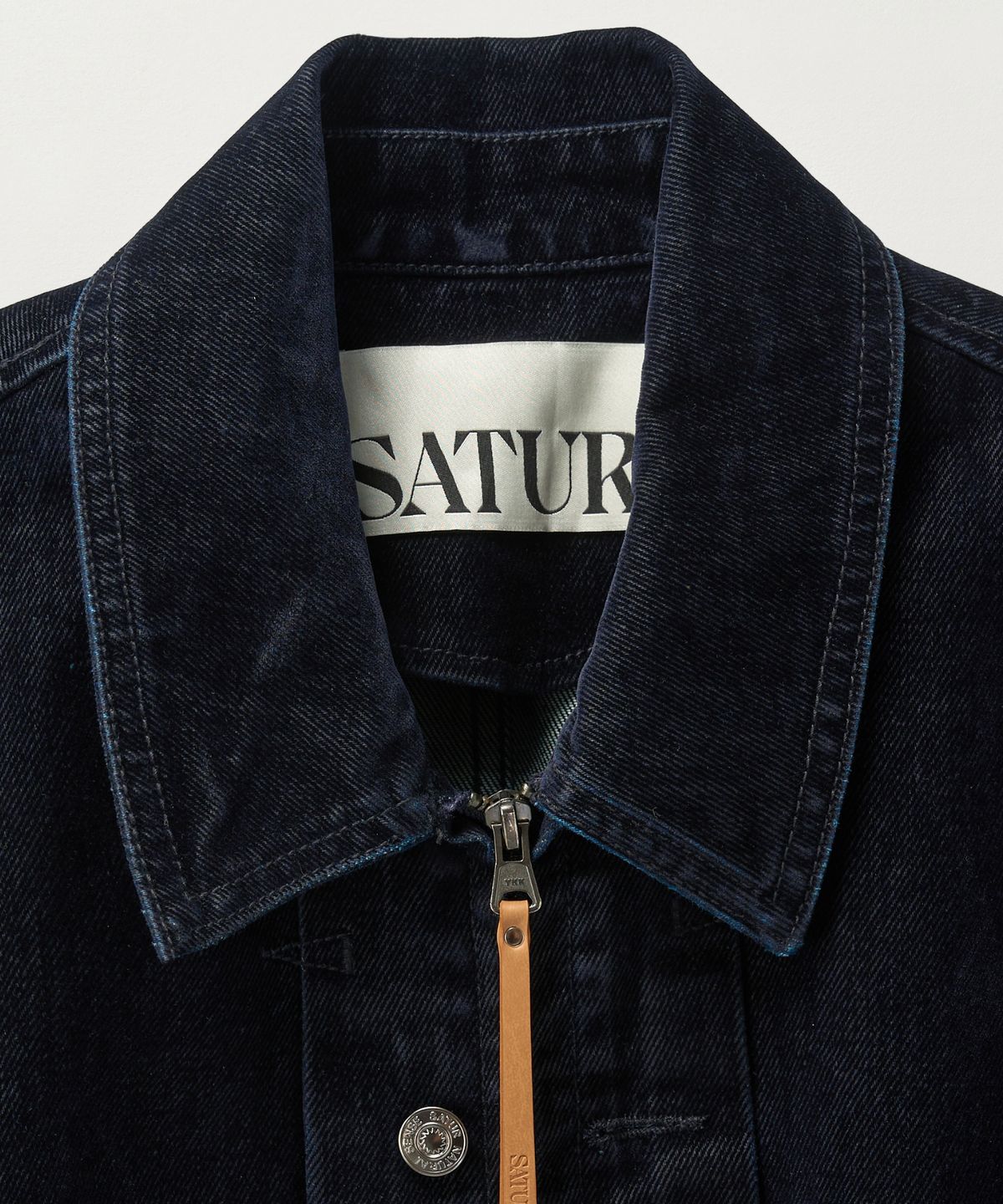 세터(SATUR) 카마로 데님 자켓 인디고 블루