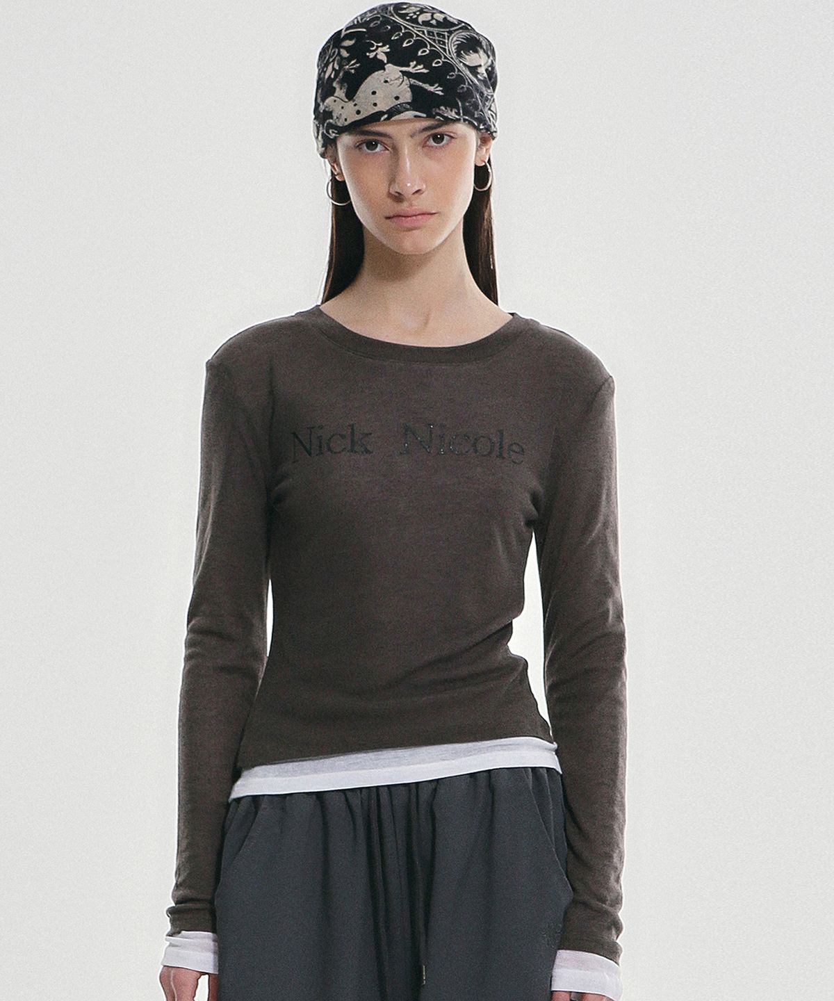 닉앤니콜(NICK&NICOLE) DOUBLE LAYERED LONG SLEEVE TOP_7 COLOR