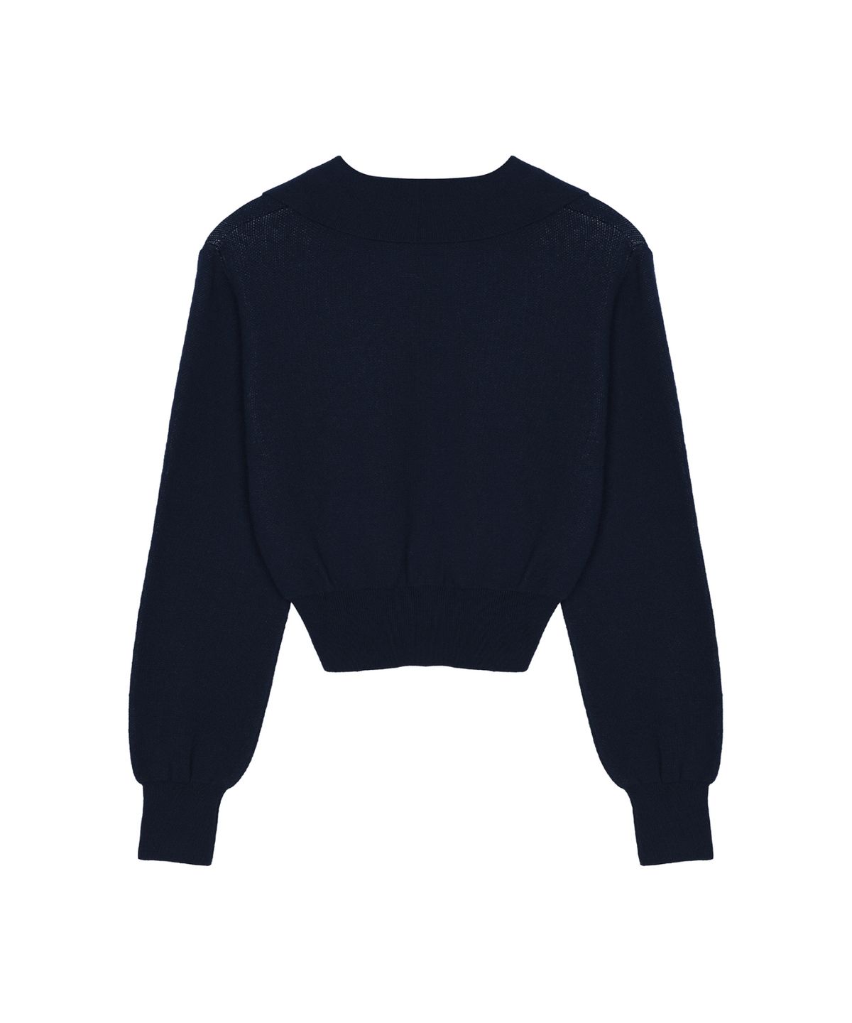 닉앤니콜(NICK&NICOLE) NICOLE COLOR BLOCK COLLAR KNIT_NAVY