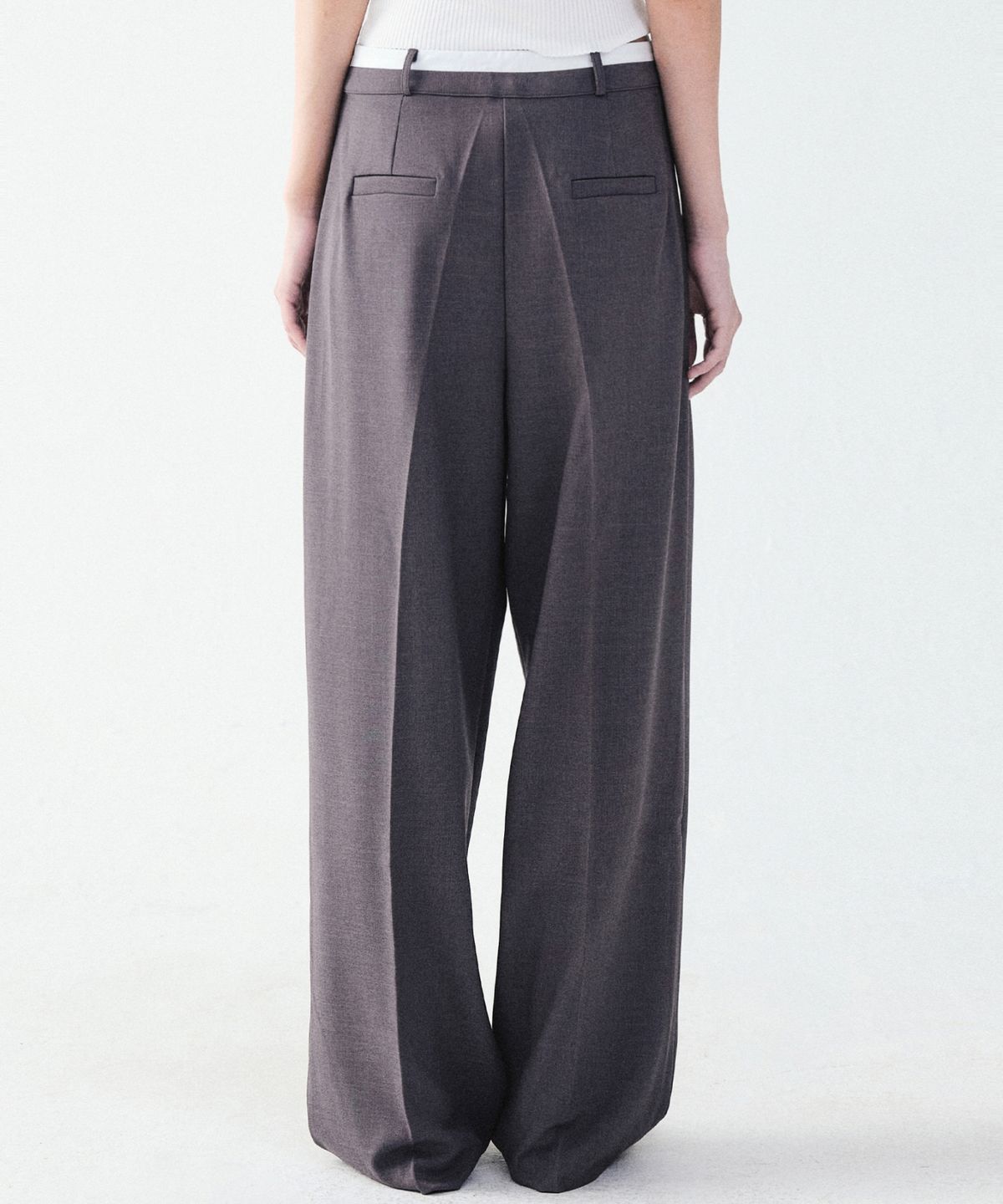 닉앤니콜(NICK&NICOLE) DOUBLE WAISTBAND SLACKS_2 COLOR