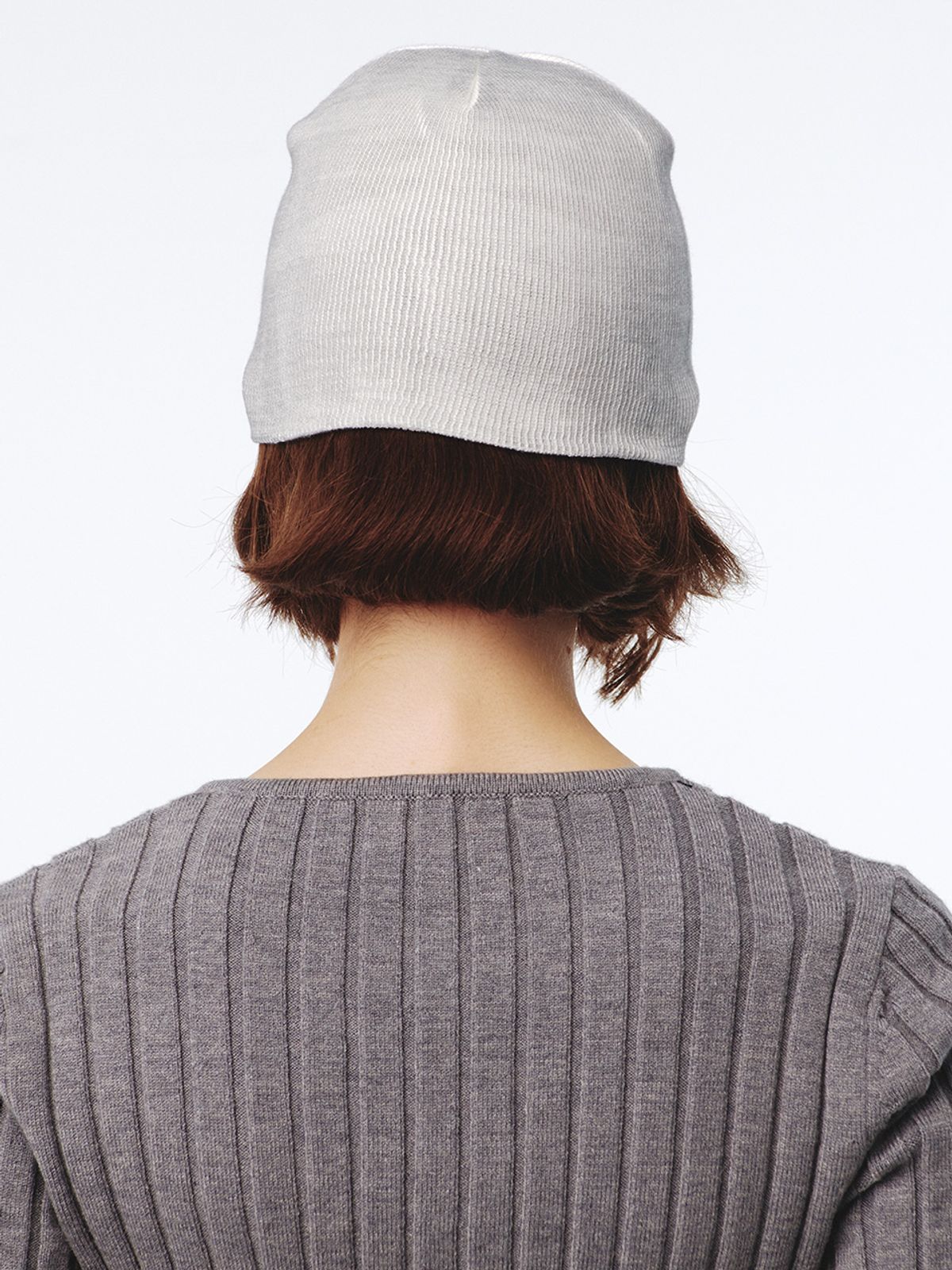 기준(KIJUN) Print Knit Beanie UNISEX Grey