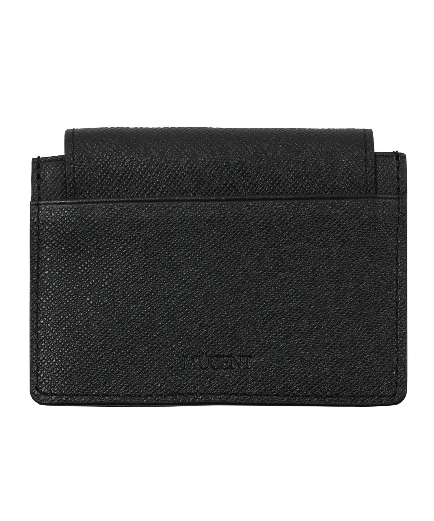 MUCENT☆大人気♪Round l Logo Saffiano Accordion Wallet MUSINSA公式 | MUCENT Round Metal Logo Saffiano Accordion