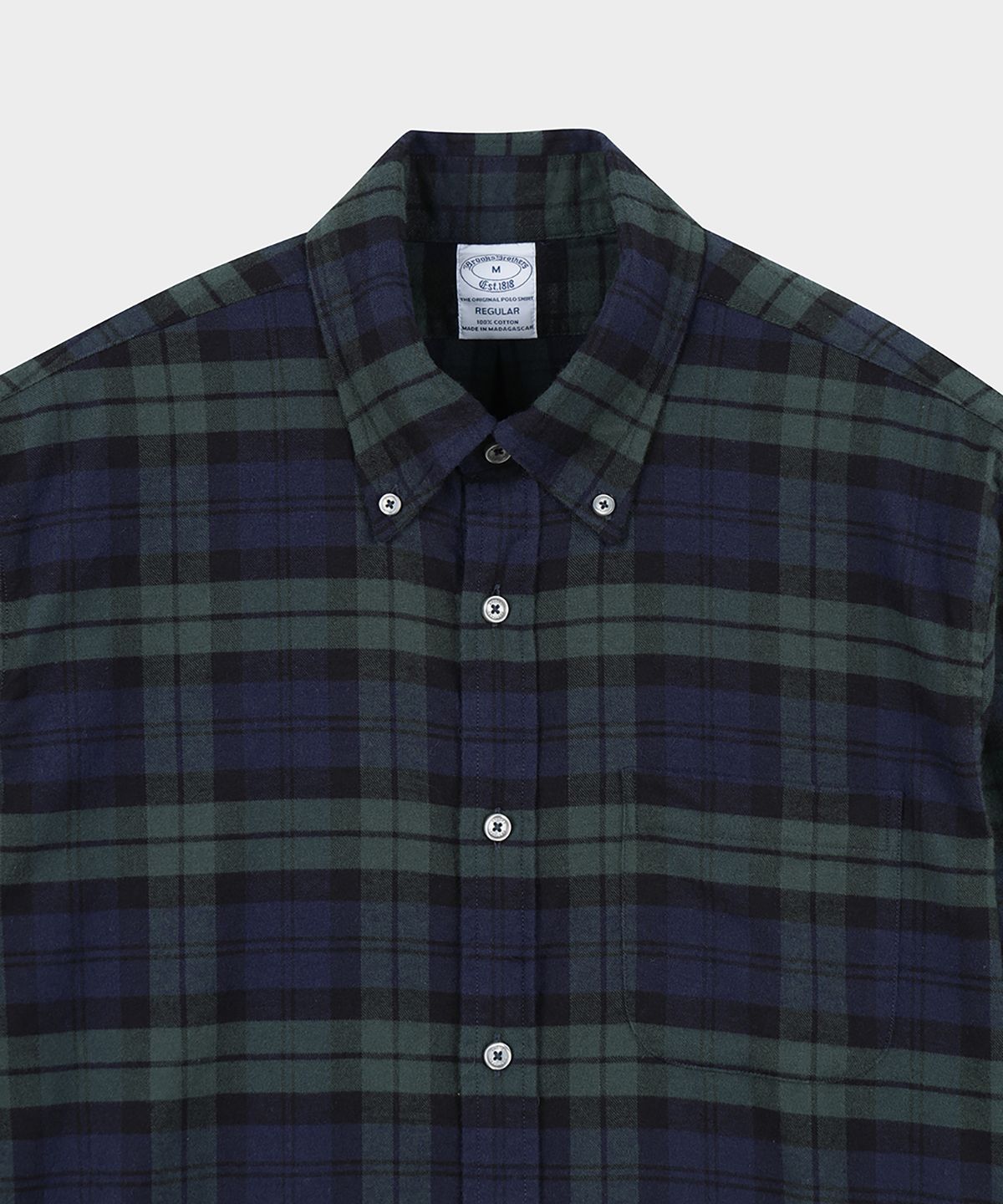 브룩스 브라더스(BROOKS BROTHERS) 소멜로스 플란넬 체크 셔츠 (멀티) (BBTHMM54707EW)