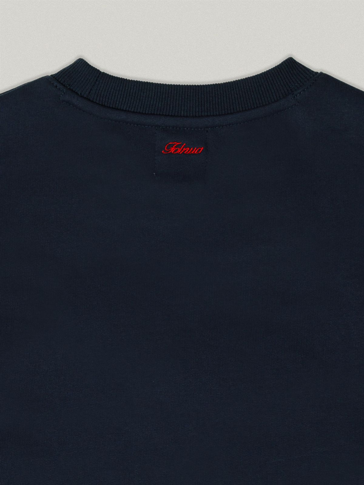 폴뉴아(FOLNUA) RAILWAY OVER FIT SWEAT SHIRT (NAVY)