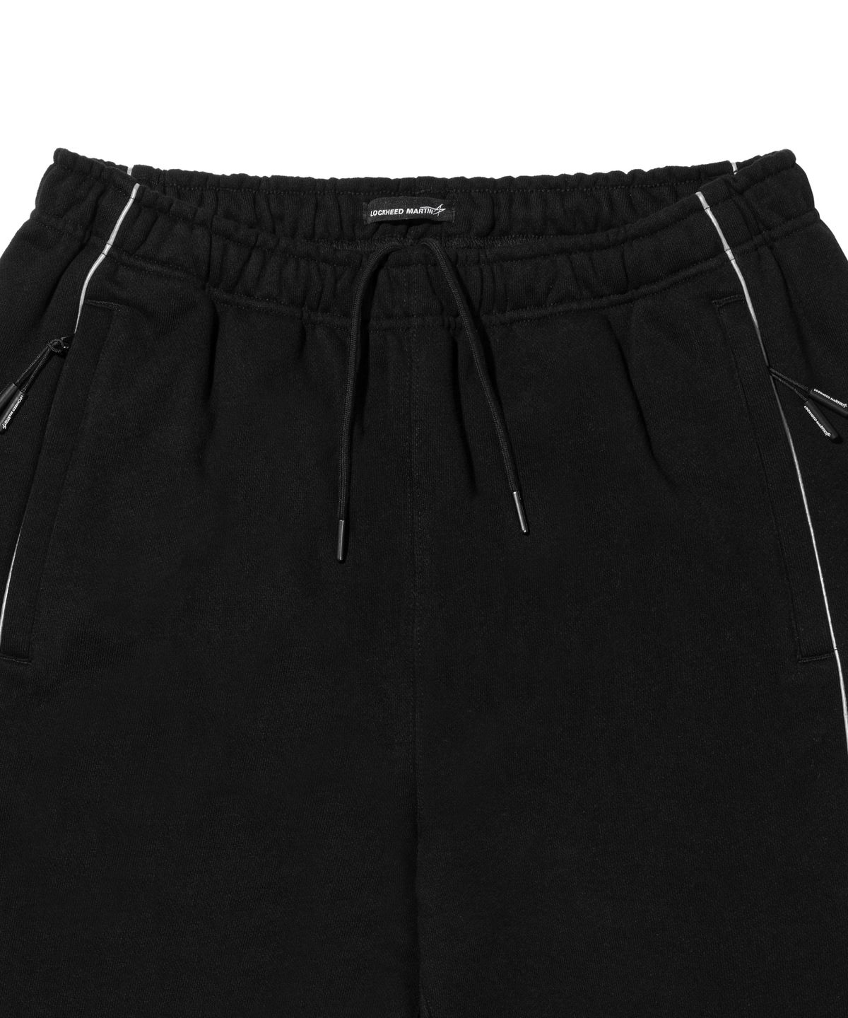 록히드마틴(LOCKHEED MARTIN) LM BLOCKING REFLECTIVE PIPING SWEAT PANTS (BLACK)