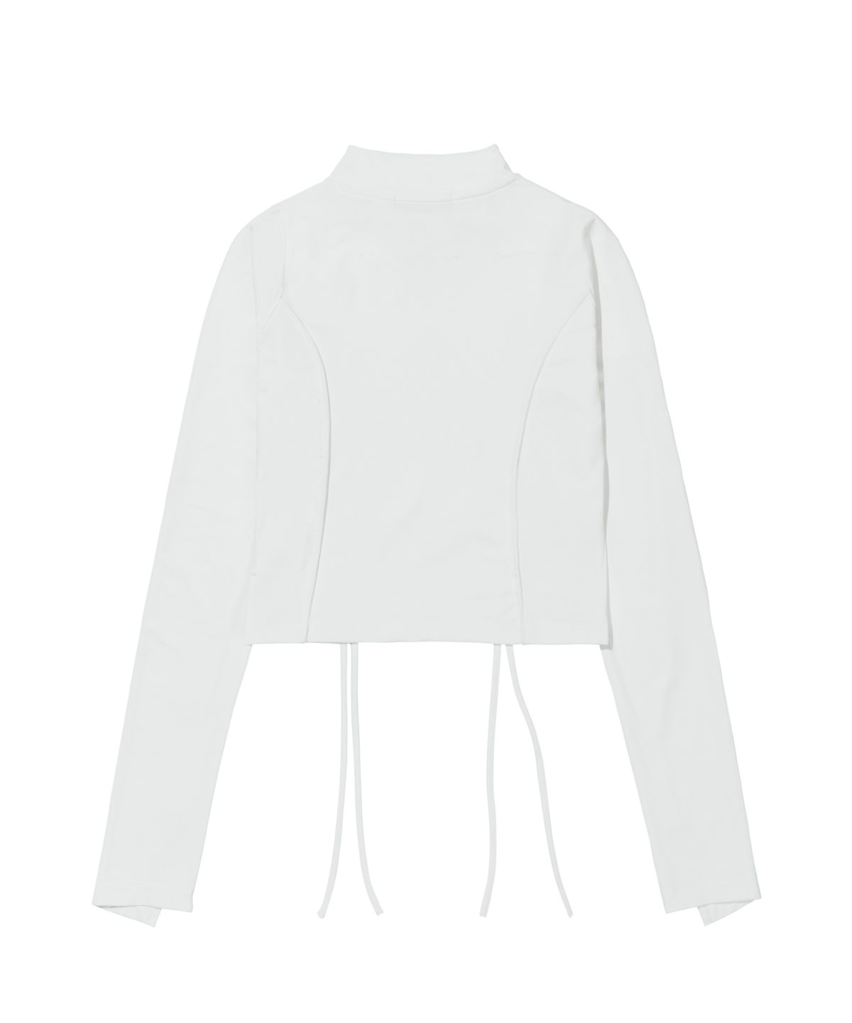 록히드마틴(LOCKHEED MARTIN) CROP STRING LONG SLEEVE TEE (OFF WHITE)
