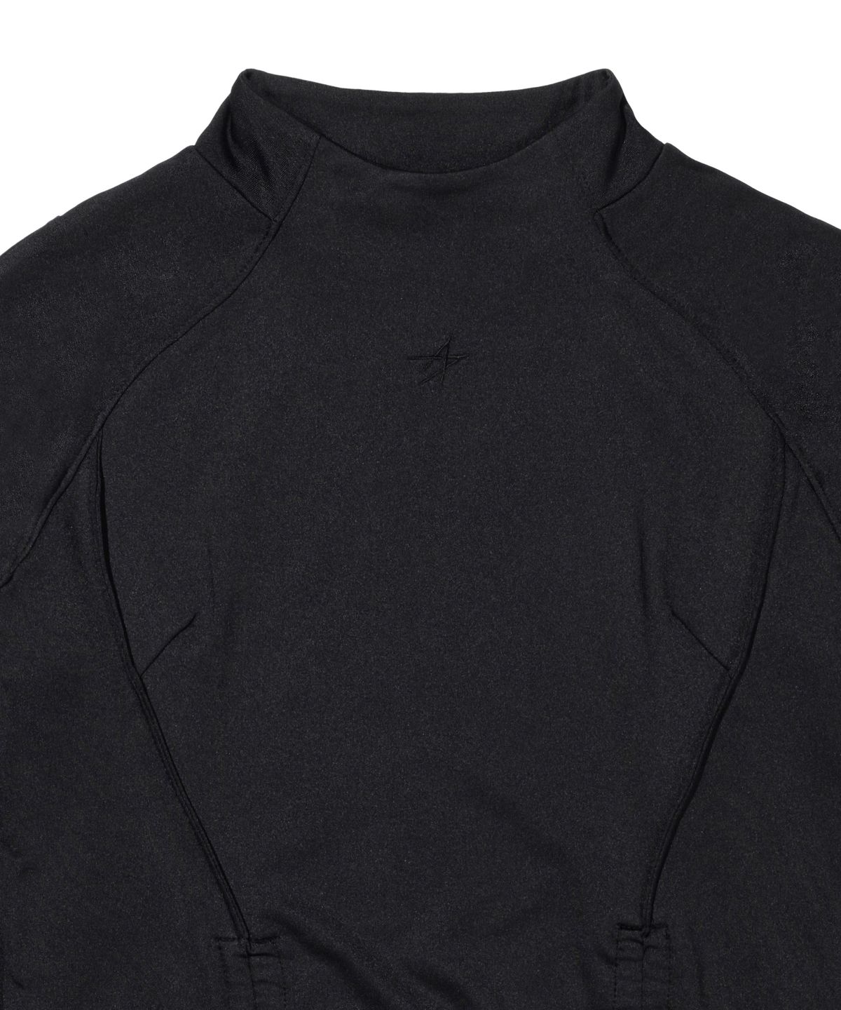 록히드마틴(LOCKHEED MARTIN) CROP STRING LONG SLEEVE TEE (BLACK)