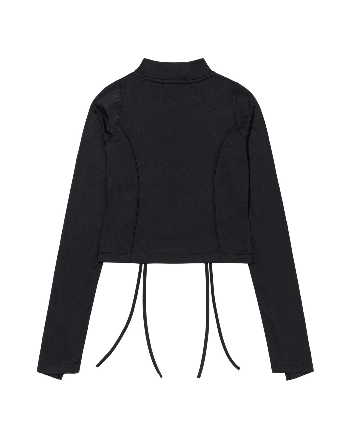록히드마틴(LOCKHEED MARTIN) CROP STRING LONG SLEEVE TEE (BLACK)