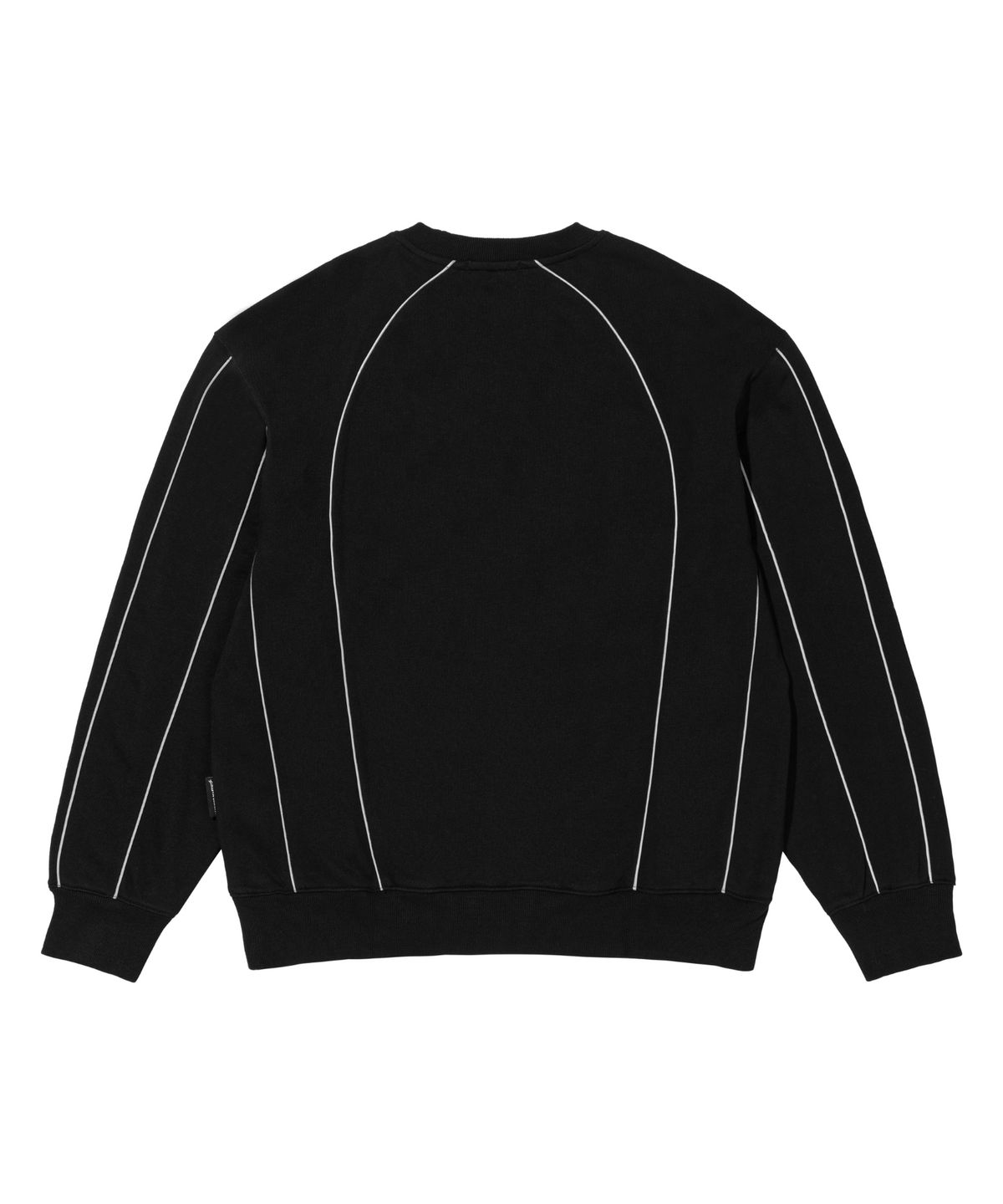 록히드마틴(LOCKHEED MARTIN) LM BLOCKING REFLECTIVE PIPING CREW NECK (BLACK)