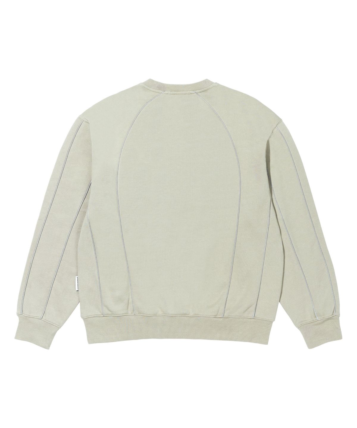 록히드마틴(LOCKHEED MARTIN) LM BLOCKING REFLECTIVE PIPING CREW NECK (BEIGE)