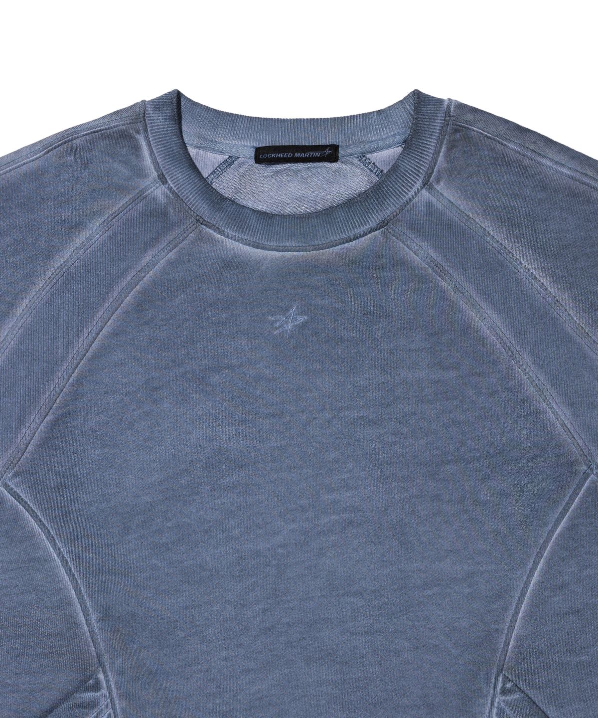 록히드마틴(LOCKHEED MARTIN) LM LUNAR DYED RIB POINT SWEATSHIRTS (BLUE)