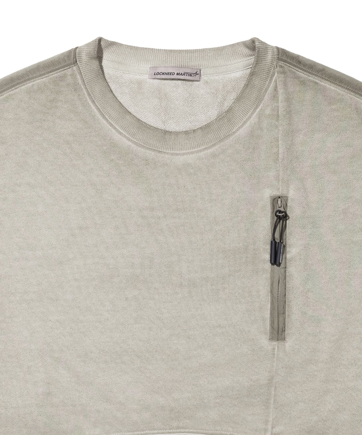 록히드마틴(LOCKHEED MARTIN) LM LUNAR DYED ZIPPER POCKET SWEATSHIRTS (BEIGE)