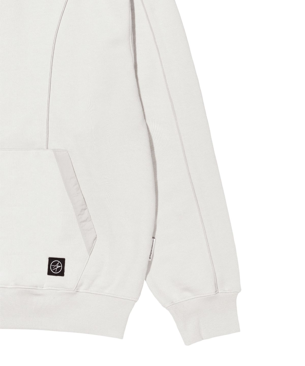 록히드마틴(LOCKHEED MARTIN) LM BLOCKING REFLECTIVE PIPING NYLON MIX HOODIE (IVORY)