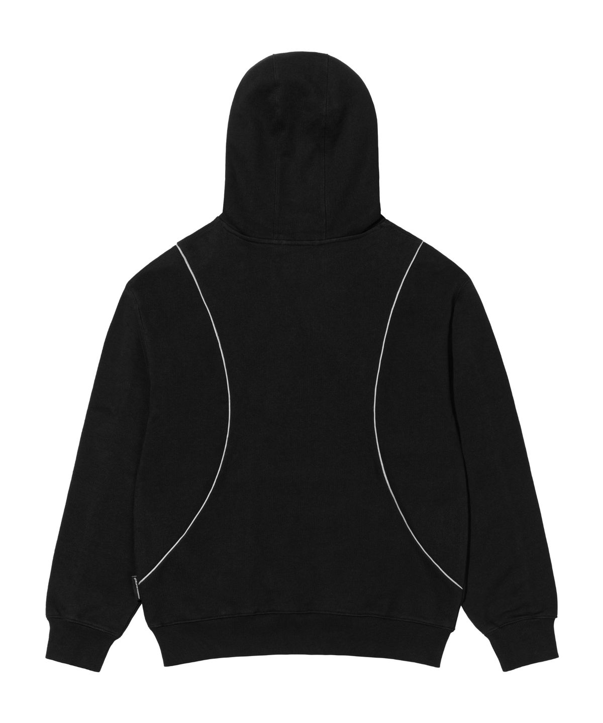 록히드마틴(LOCKHEED MARTIN) LM BLOCKING REFLECTIVE PIPING NYLON MIX HOODIE (BLACK)