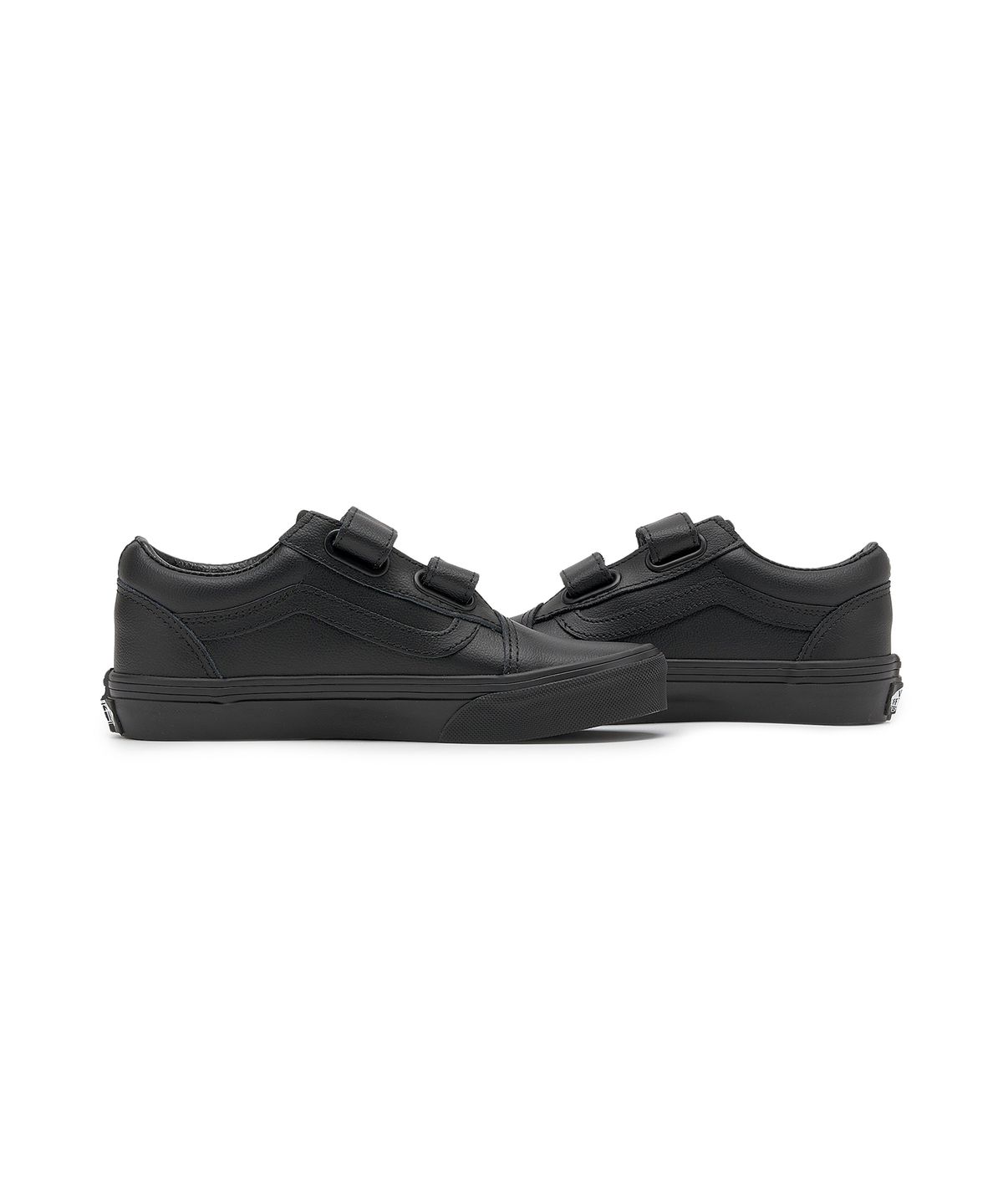 반스 키즈(VANS KIDS) 올드스쿨 벨크로 키즈 - (클래식 텀블) 블랙 모노 / VN000CYAHF91