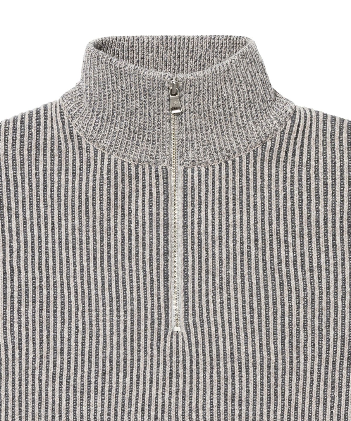 록히드마틴(LOCKHEED MARTIN) LM CONTRAST HALF ZIPUP SWEATER (CHARCOAL)