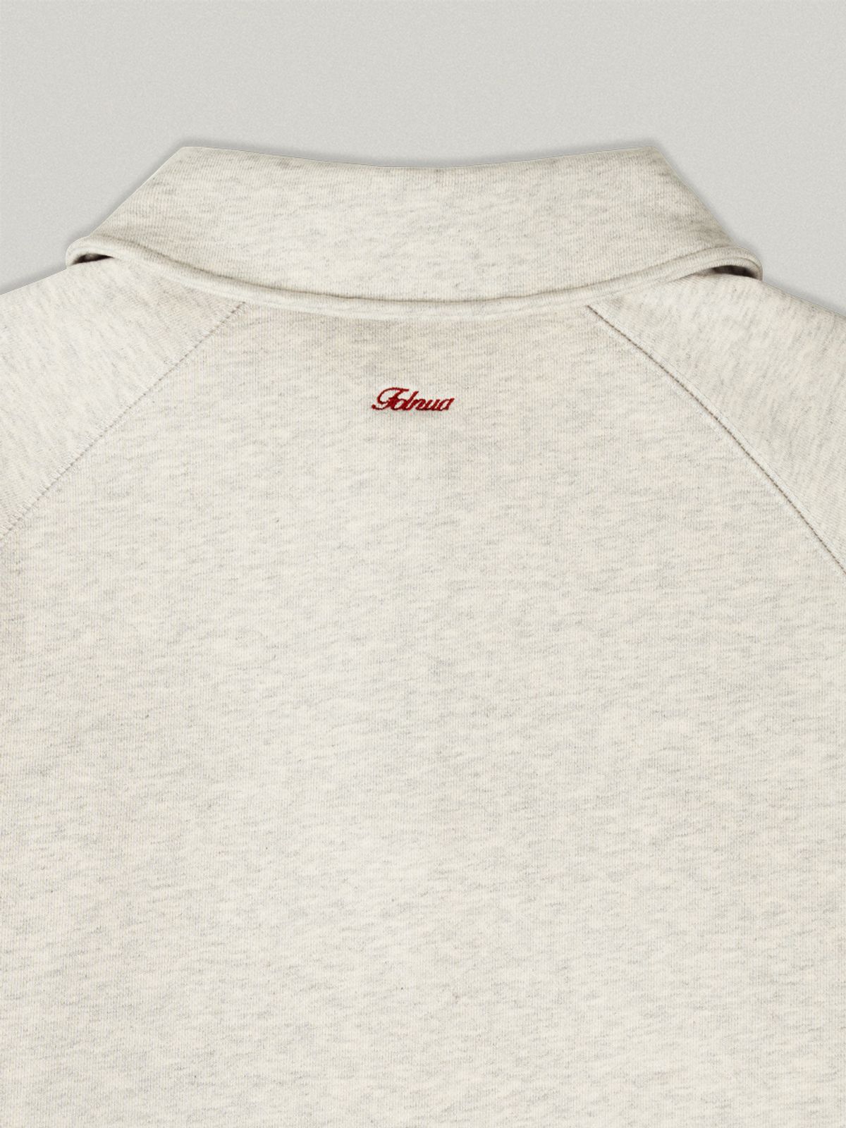 폴뉴아(FOLNUA) DUR COLLAR ZIP UP SWEAT SHIRT (OATMEAL)