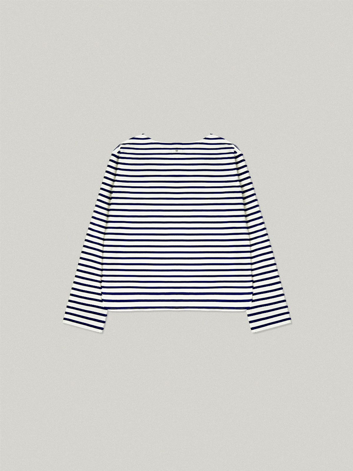 폴뉴아(FOLNUA) NUER STRIPE T-SHIRT (IVORY NAVY)