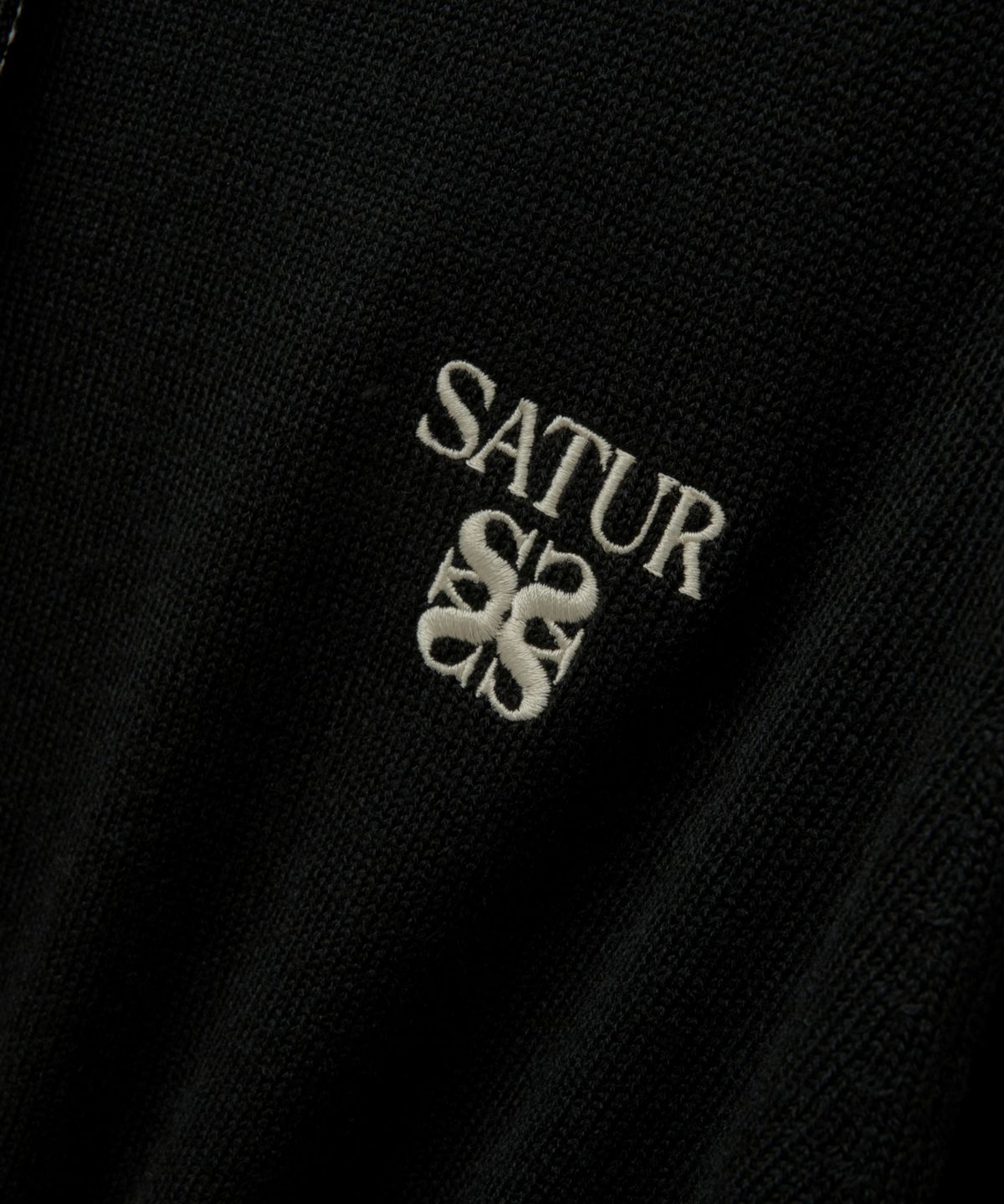 세터(SATUR) (W) 로렌 베이직 크루넥 파인 가디건 블랙