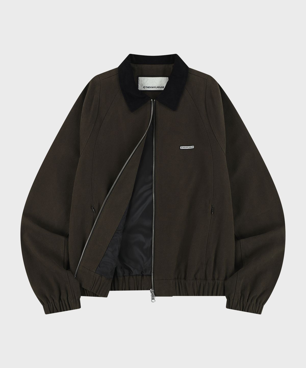 더바이닐하우스(THEVINYLHOUSE) BLOUSON JACKET CHARCOAL