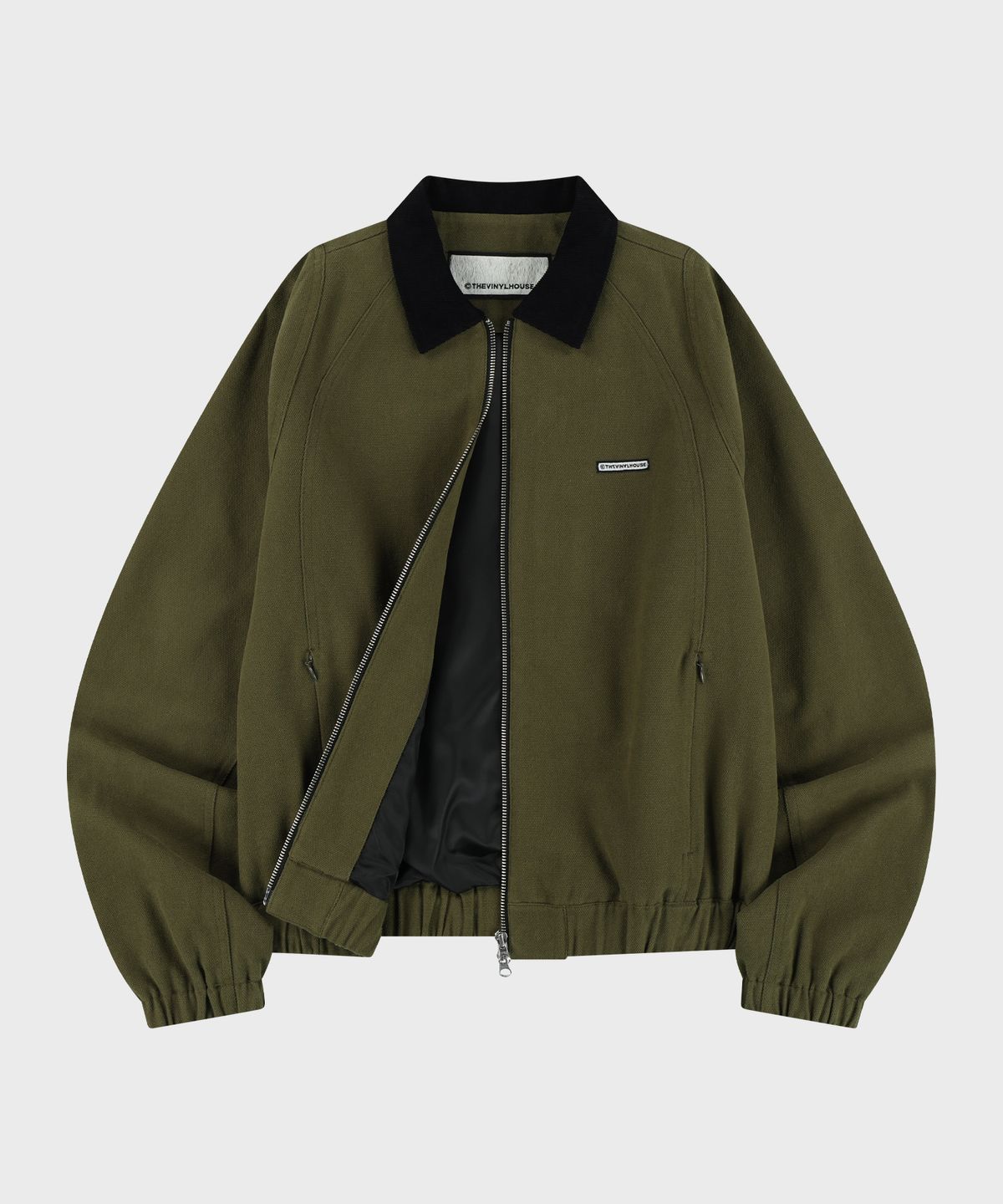 더바이닐하우스(THEVINYLHOUSE) BLOUSON JACKET KHAKI
